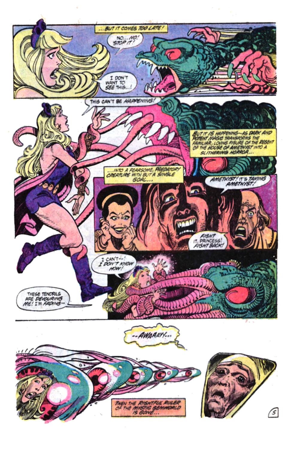 Read online Amethyst, Princess of Gemworld comic -  Issue #4 - 6