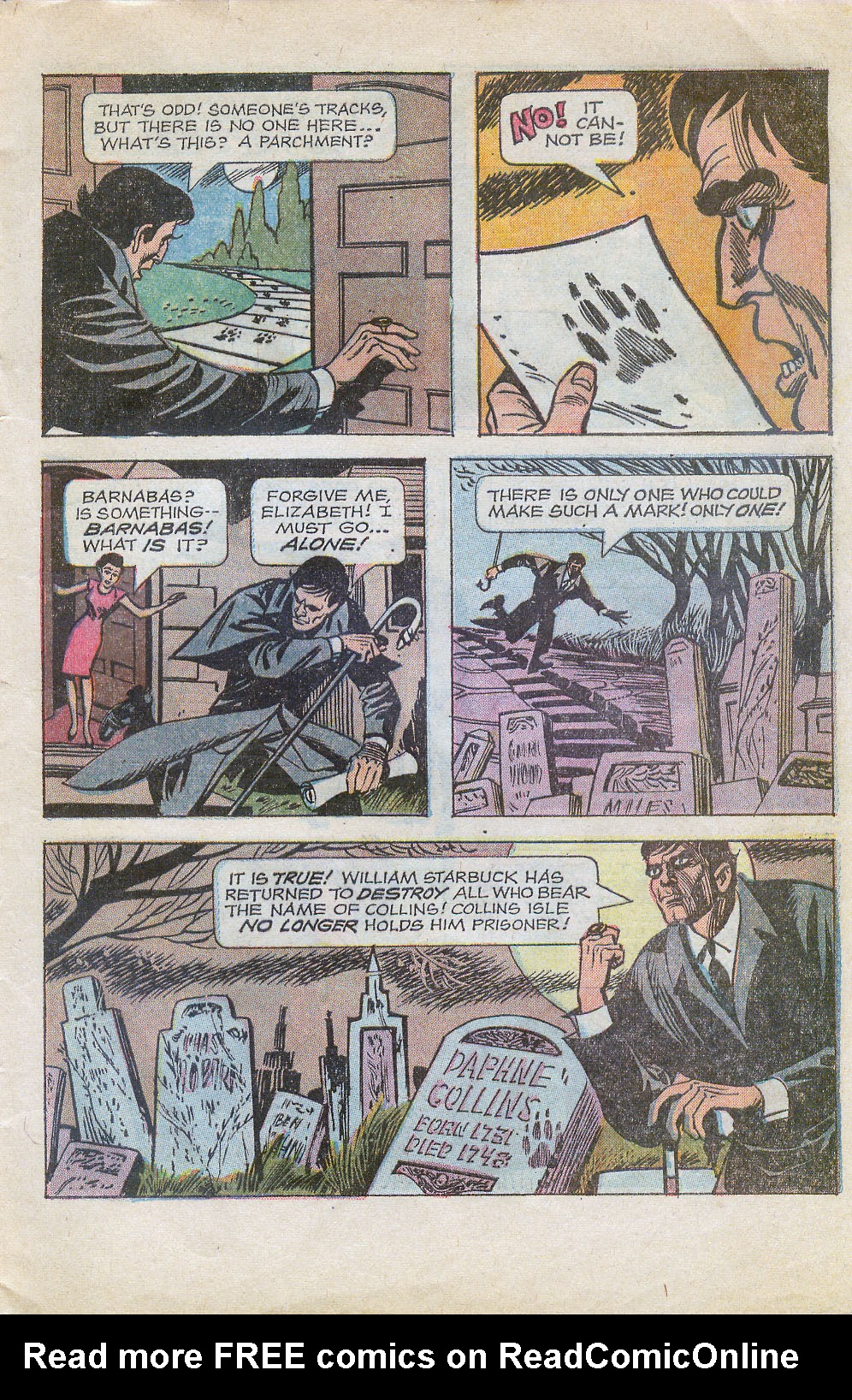 Read online Dark Shadows (1969) comic -  Issue #5 - 5