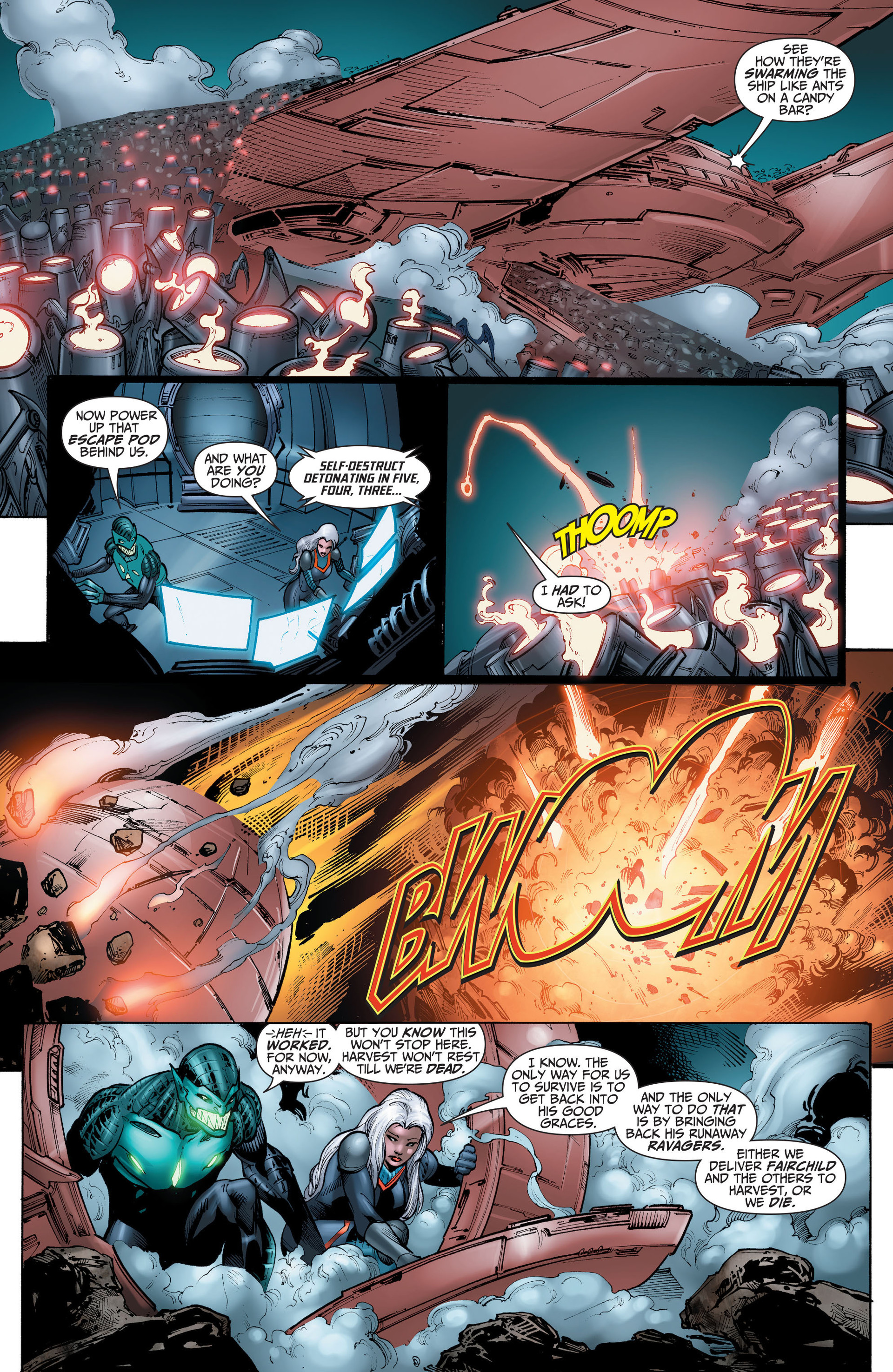 Read online The Ravagers comic -  Issue #10 - 12