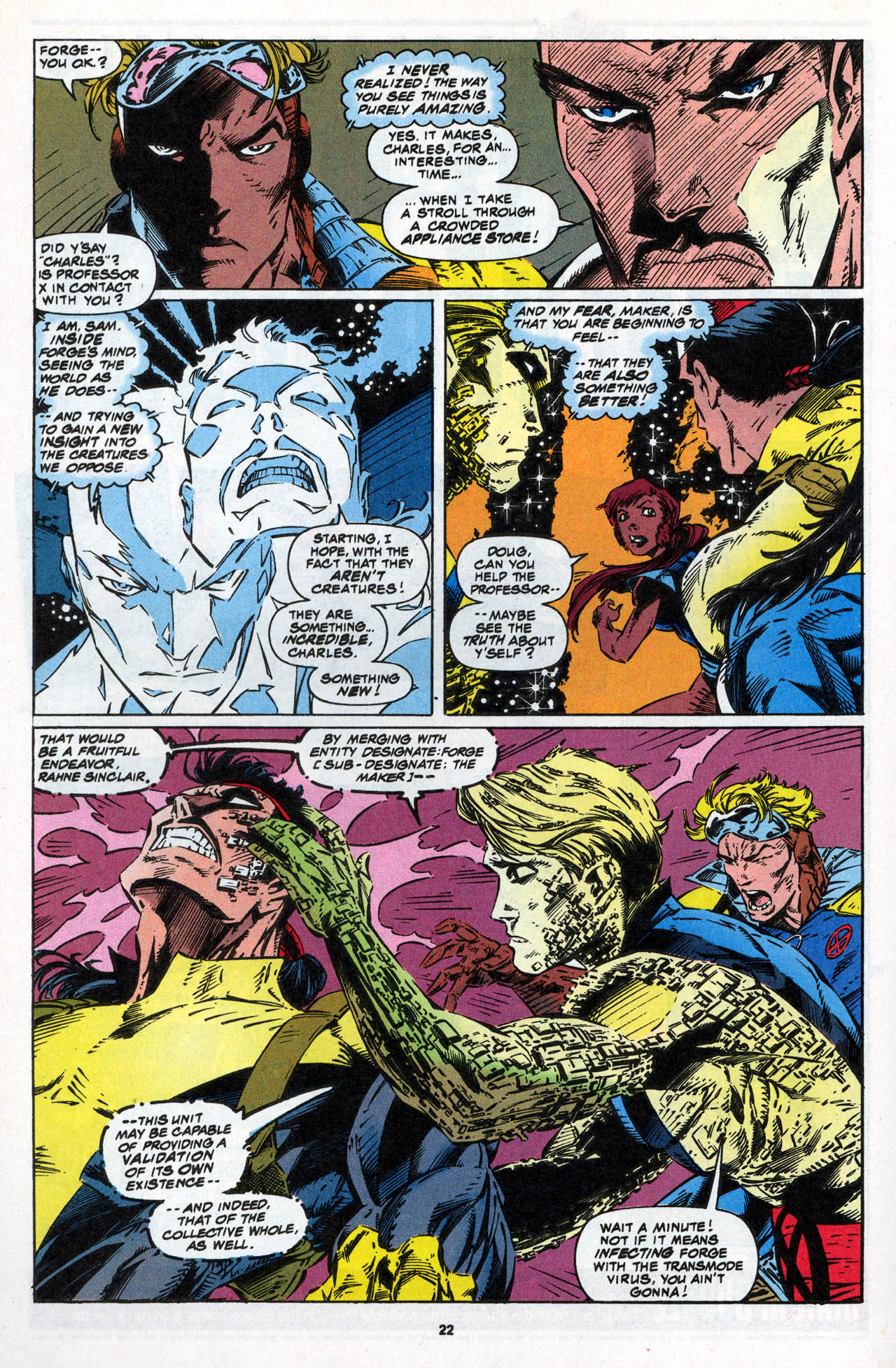 Read online X-Force (1991) comic -  Issue #38 - 22