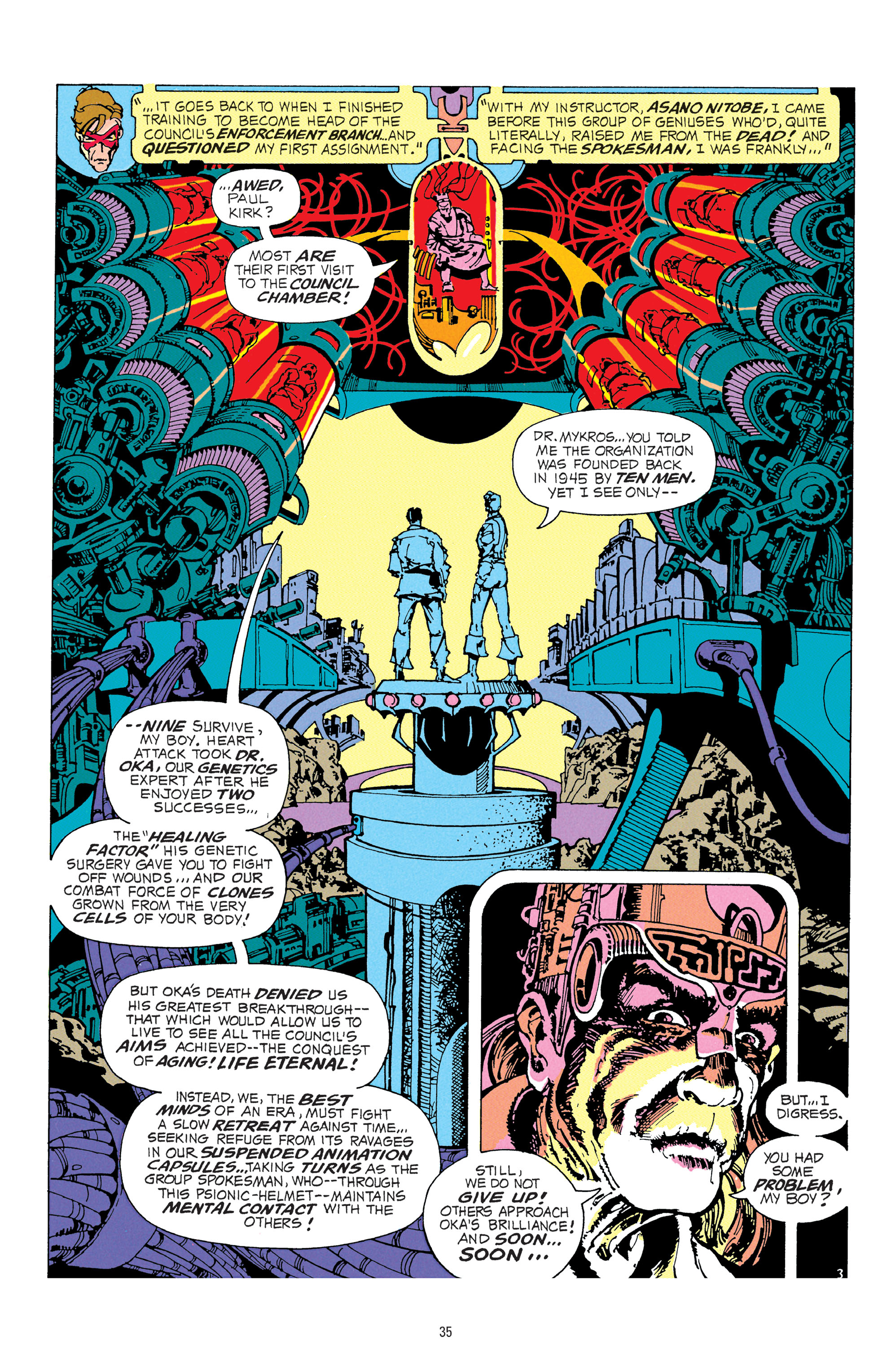 Read online Manhunter by Archie Goodwin and Walter Simonson Deluxe Edition comic -  Issue # TPB - 35