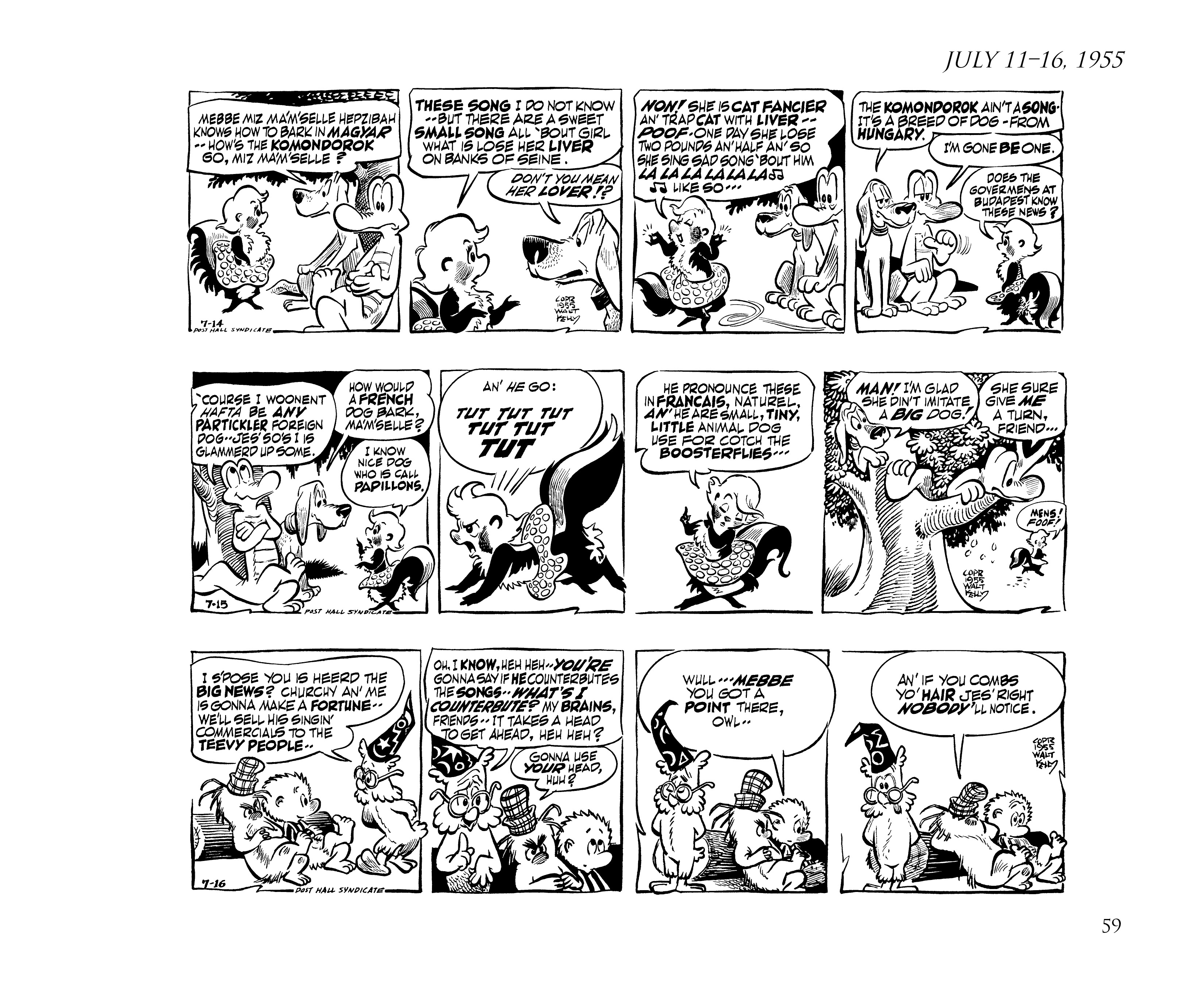 Read online Pogo by Walt Kelly: The Complete Syndicated Comic Strips comic -  Issue # TPB 4 (Part 1) - 71