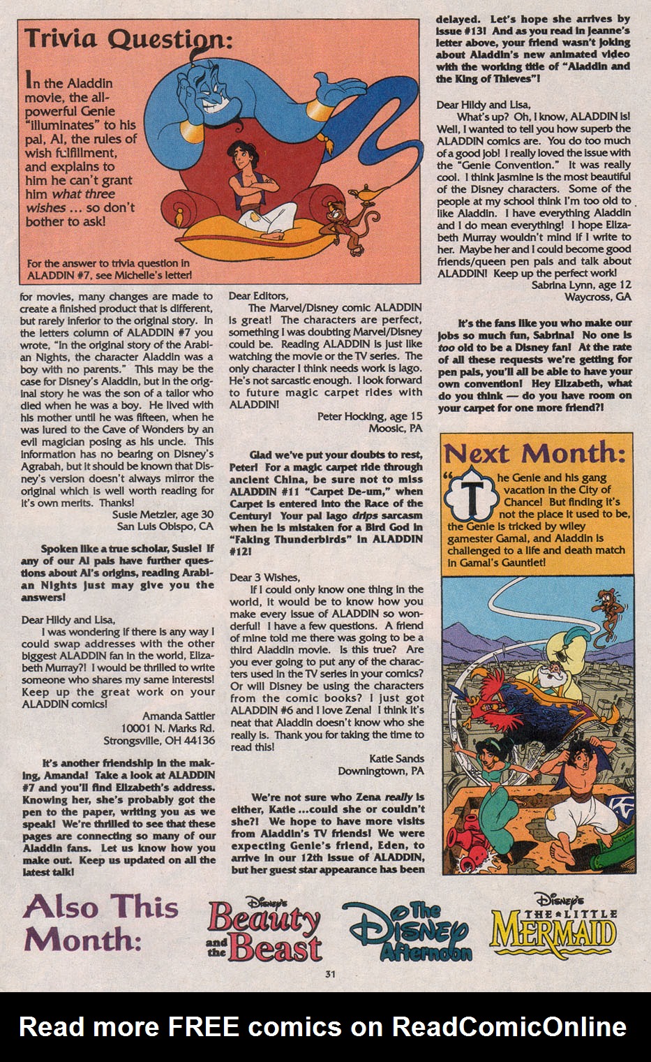 Read online Disney's Aladdin comic -  Issue #9 - 32