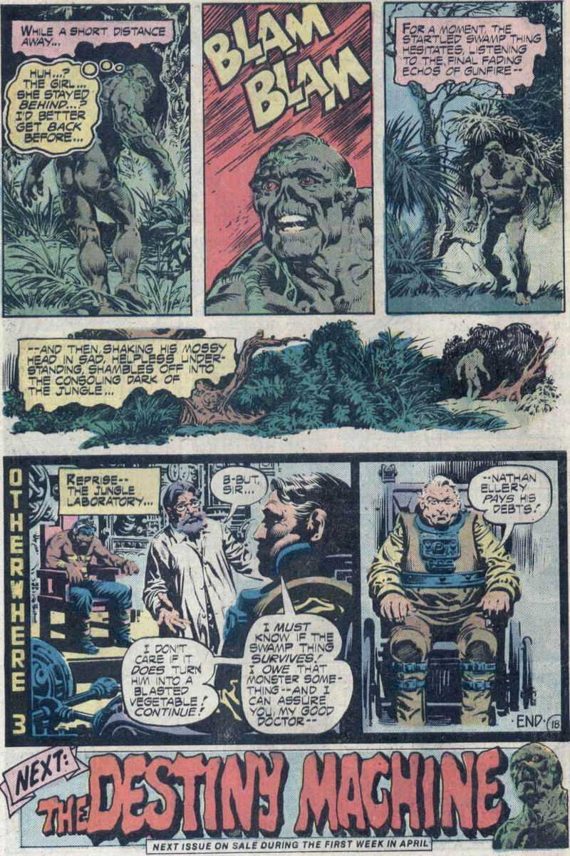 Read online Swamp Thing (1972) comic -  Issue #16 - 19