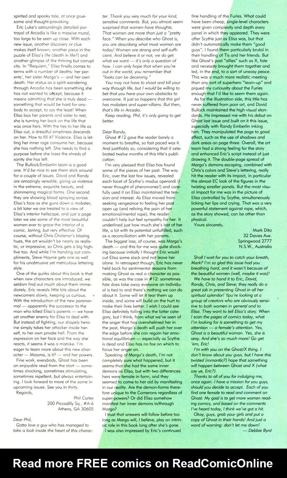 Read online Ghost (1995) comic -  Issue #15 - 25