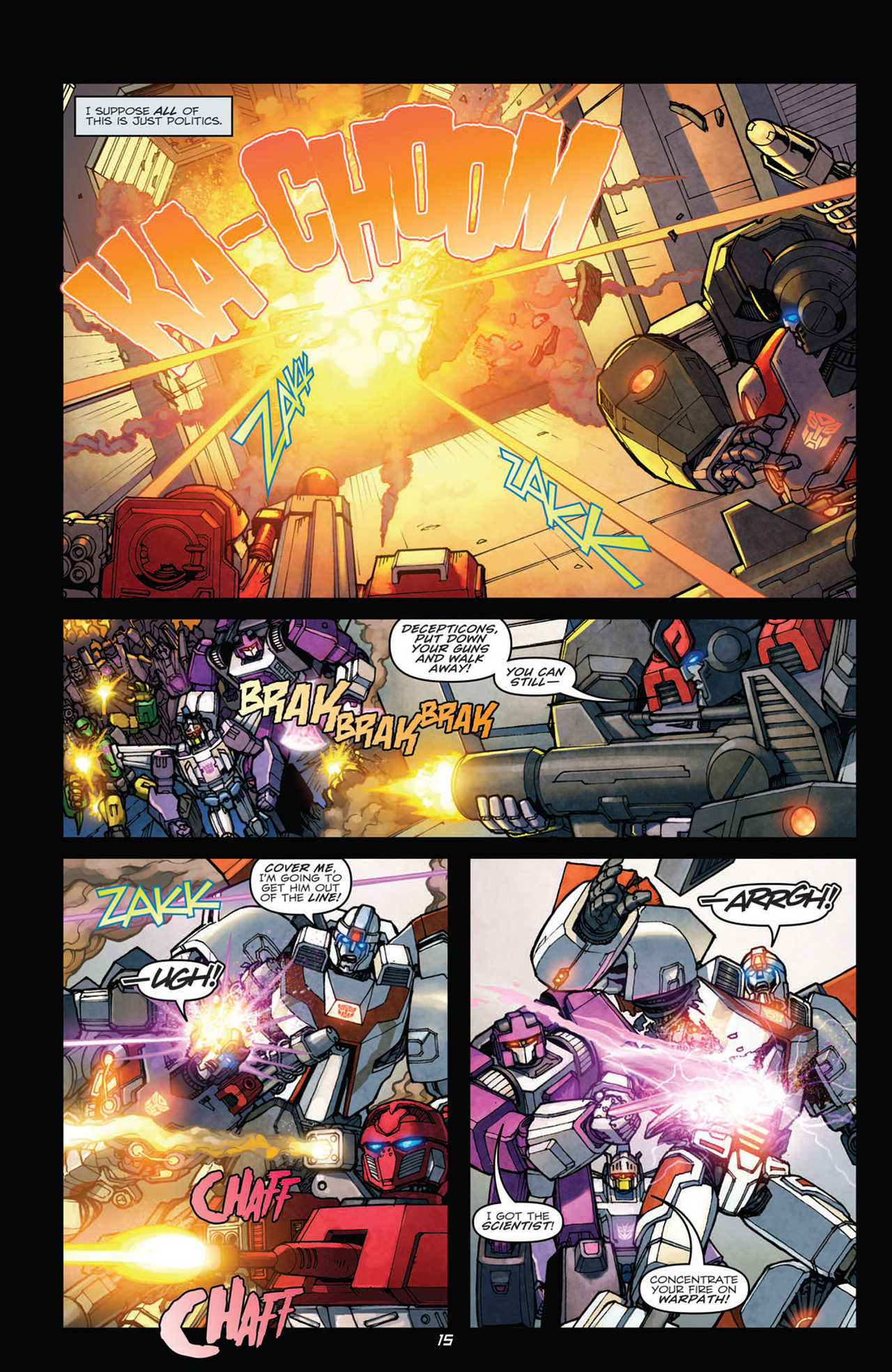 Read online Transformers: Robots In Disguise (2012) comic -  Issue #13 - 17