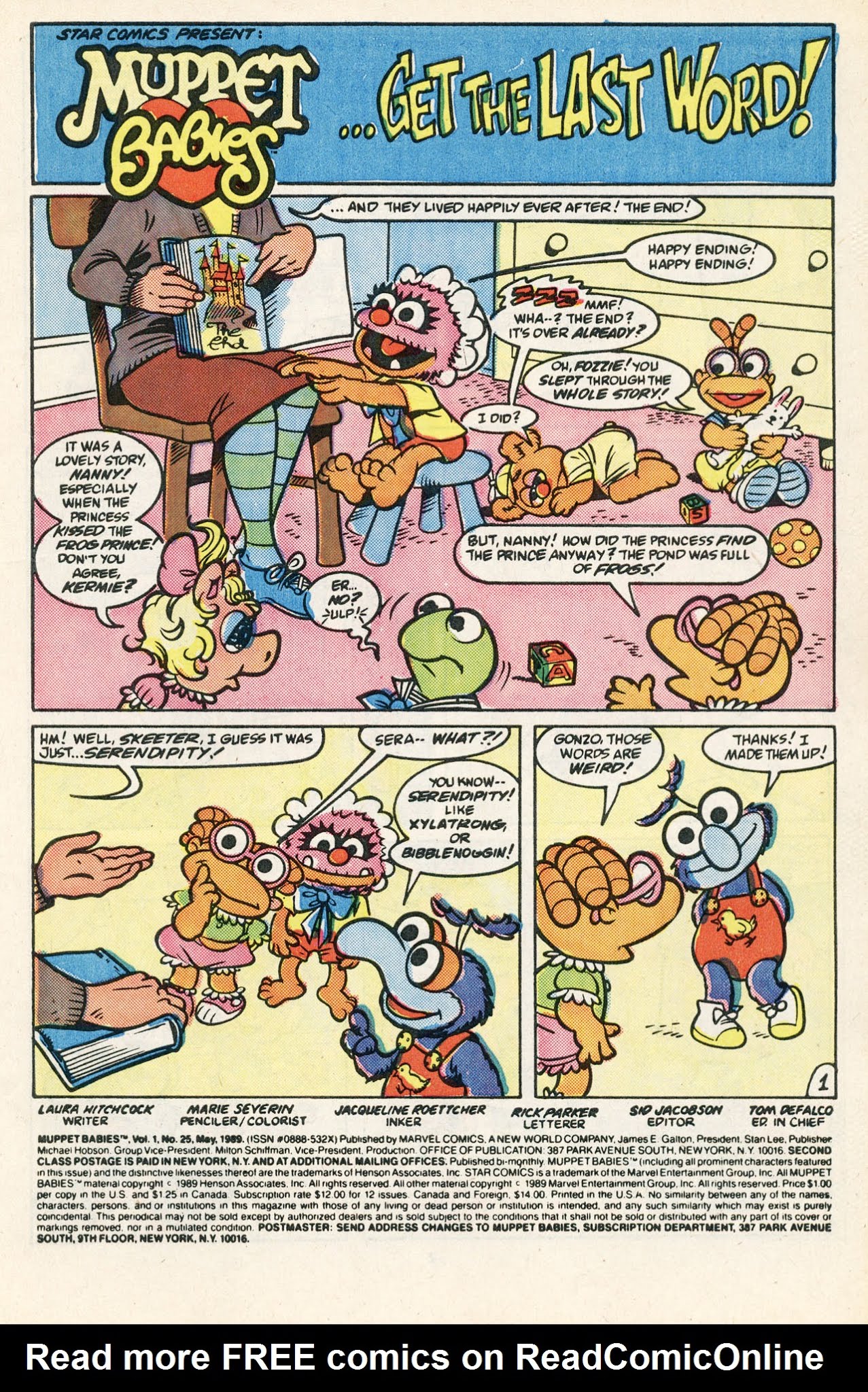 Read online Muppet Babies comic -  Issue #25 - 3