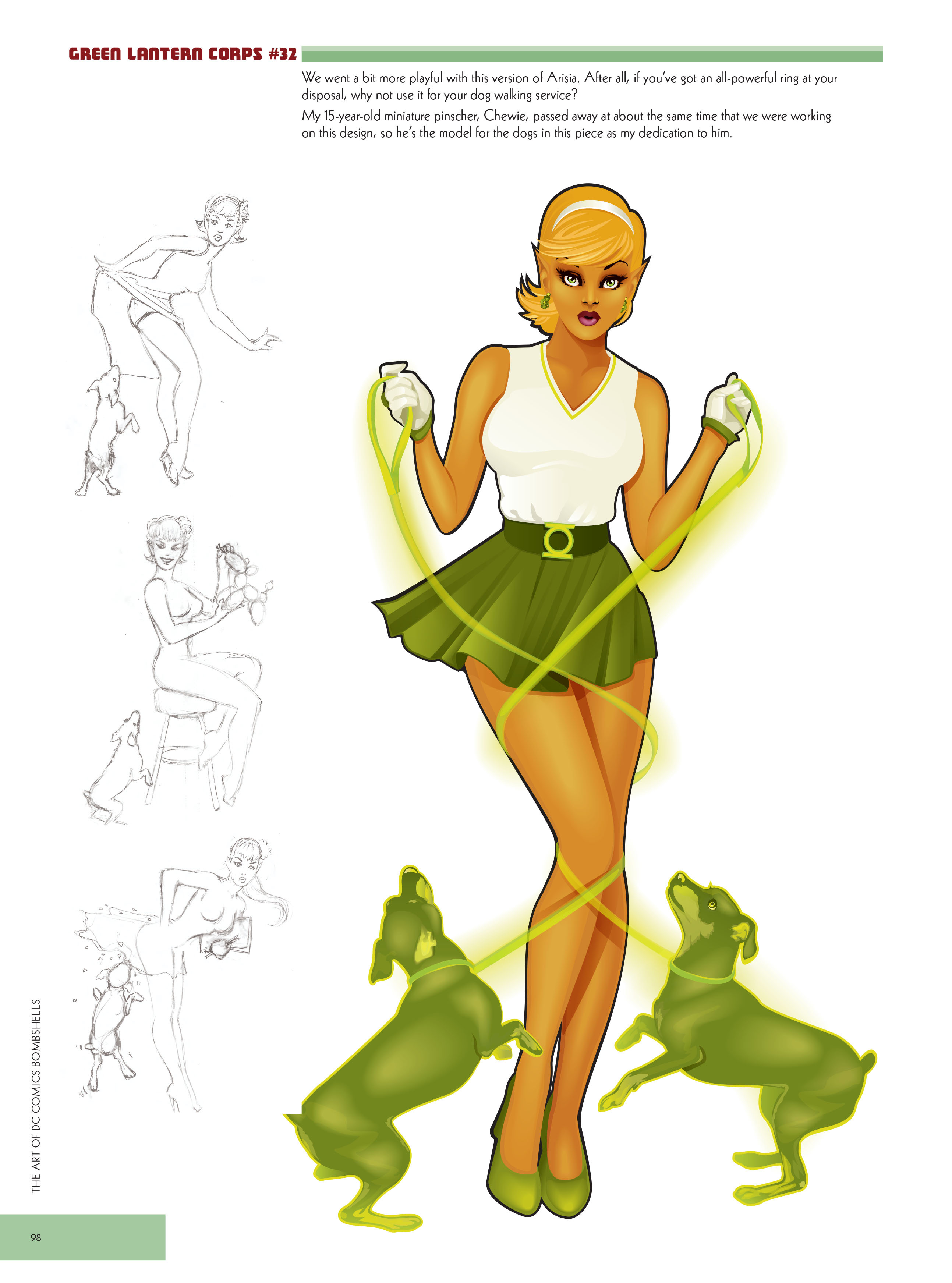 Read online The Art of DC Comics Bombshells comic -  Issue # TPB (Part 1) - 57