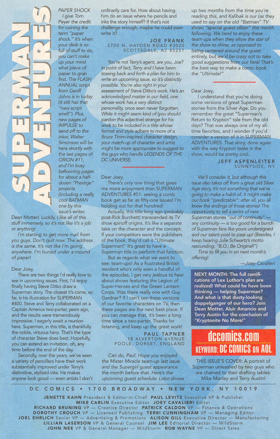 Read online Superman Adventures comic -  Issue #54 - 34