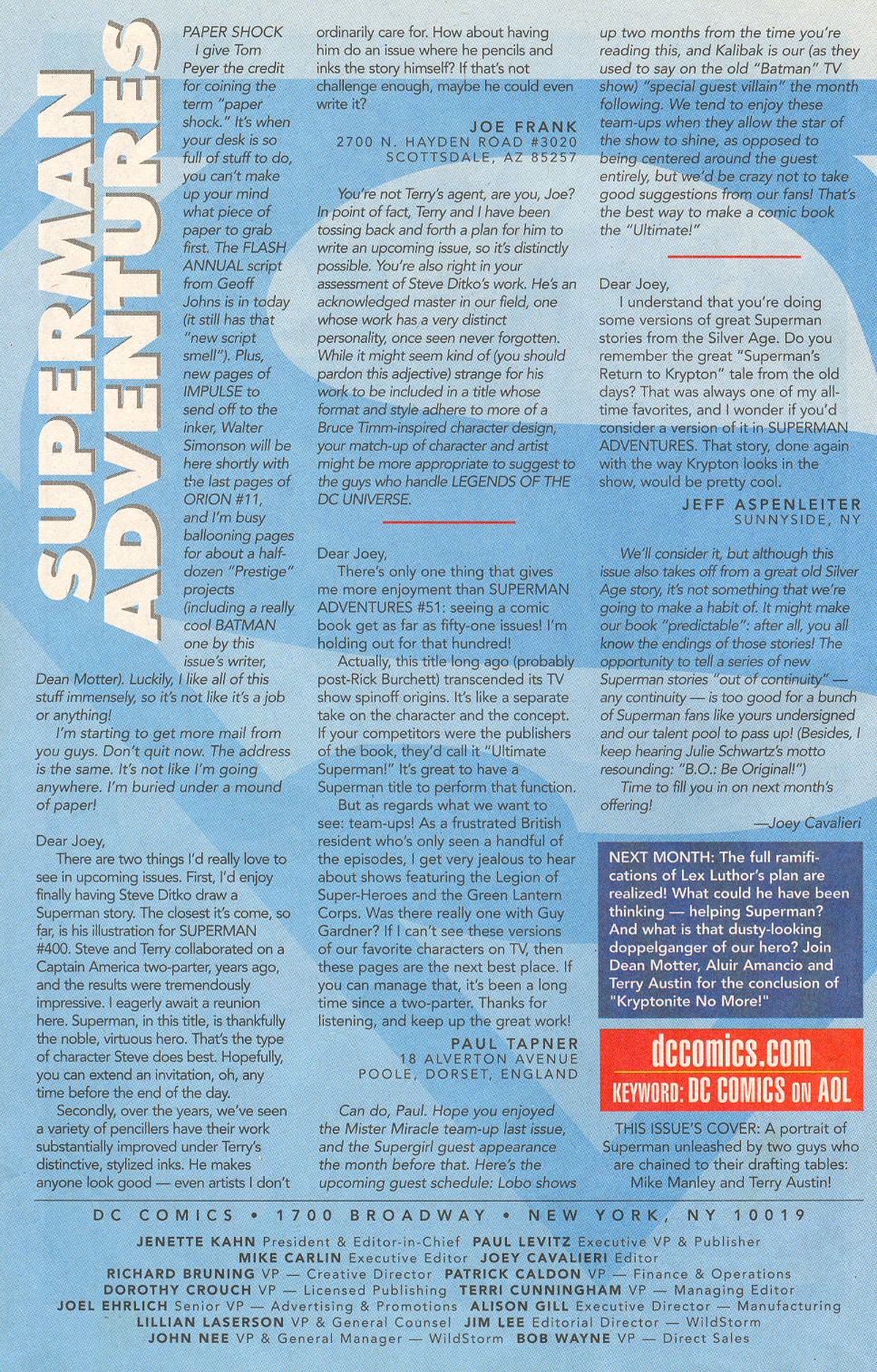 Superman Adventures Issue #54 #57 - English 34