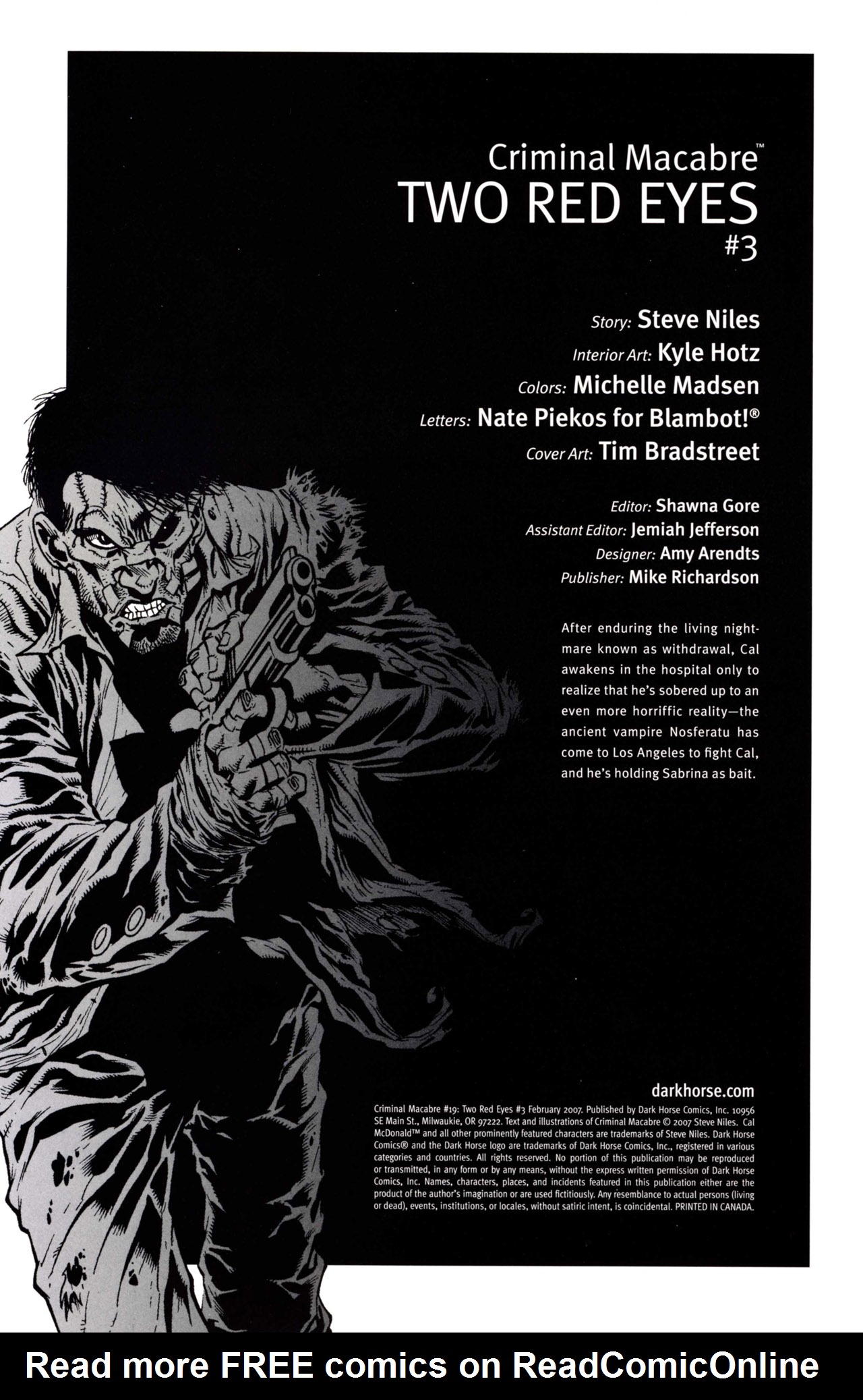 Read online Criminal Macabre: Two Red Eyes comic -  Issue #3 - 2