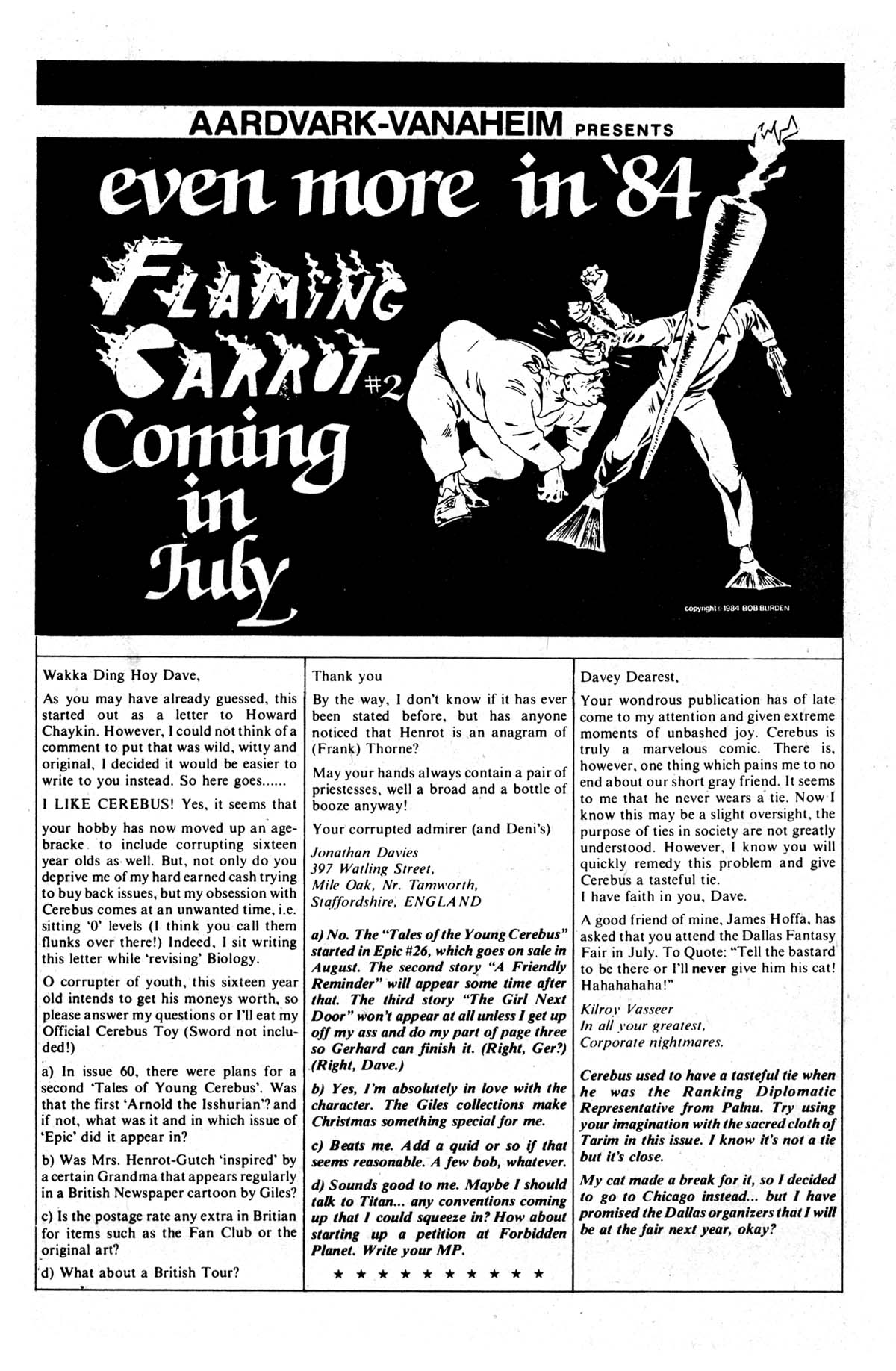 Read online Cerebus comic -  Issue #64 - 37