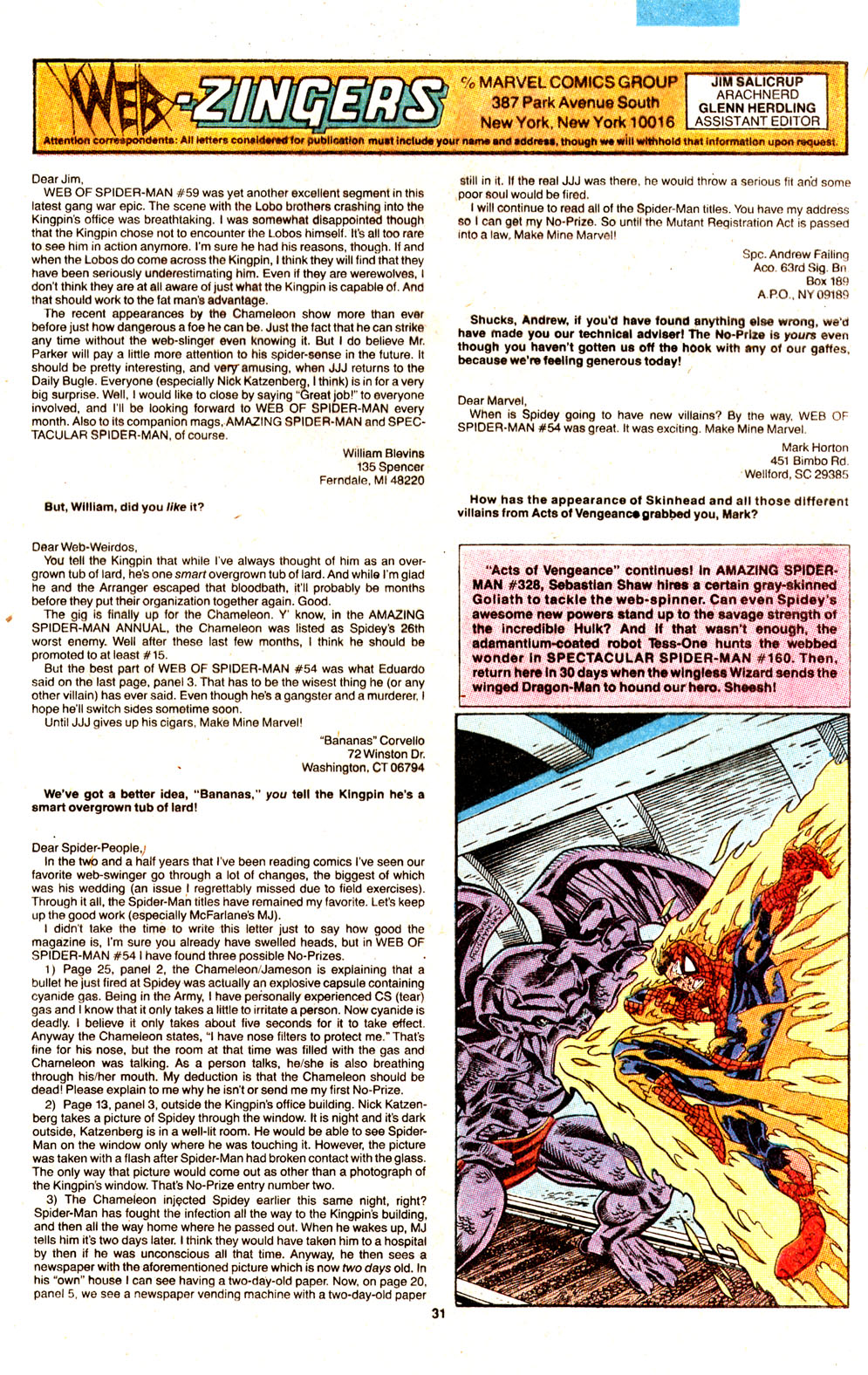Read online Web of Spider-Man (1985) comic -  Issue #60 - 25