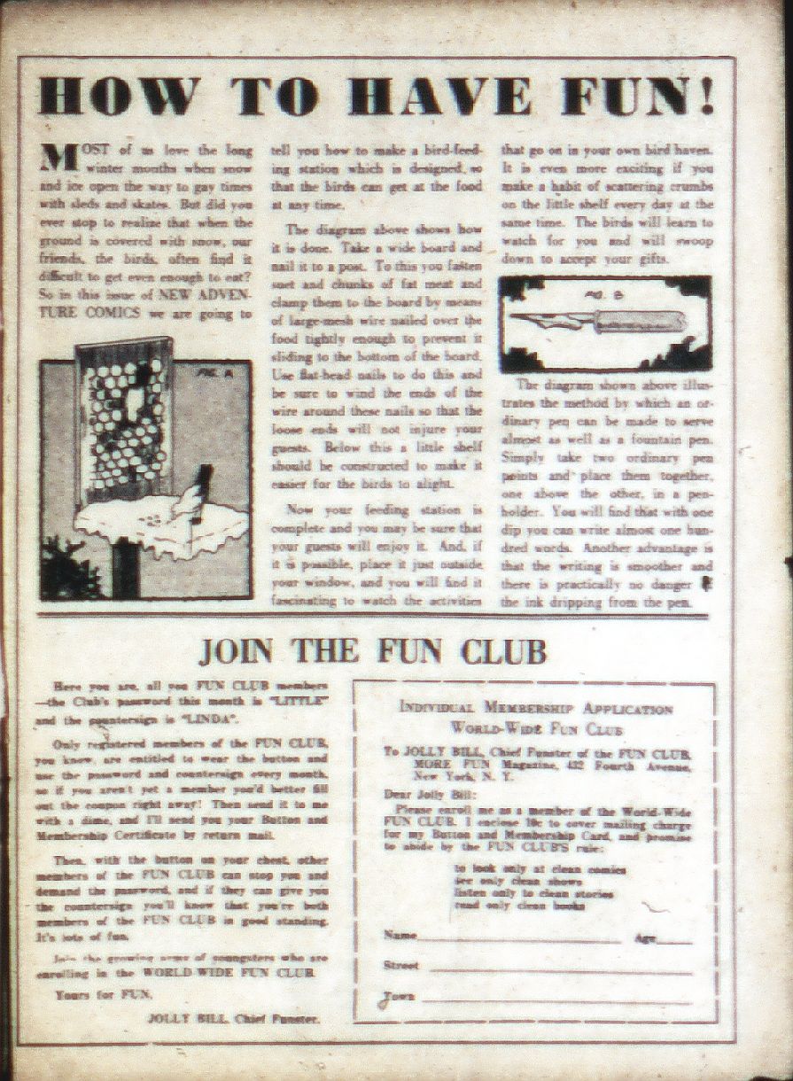 Read online More Fun Comics comic -  Issue #28 - 19