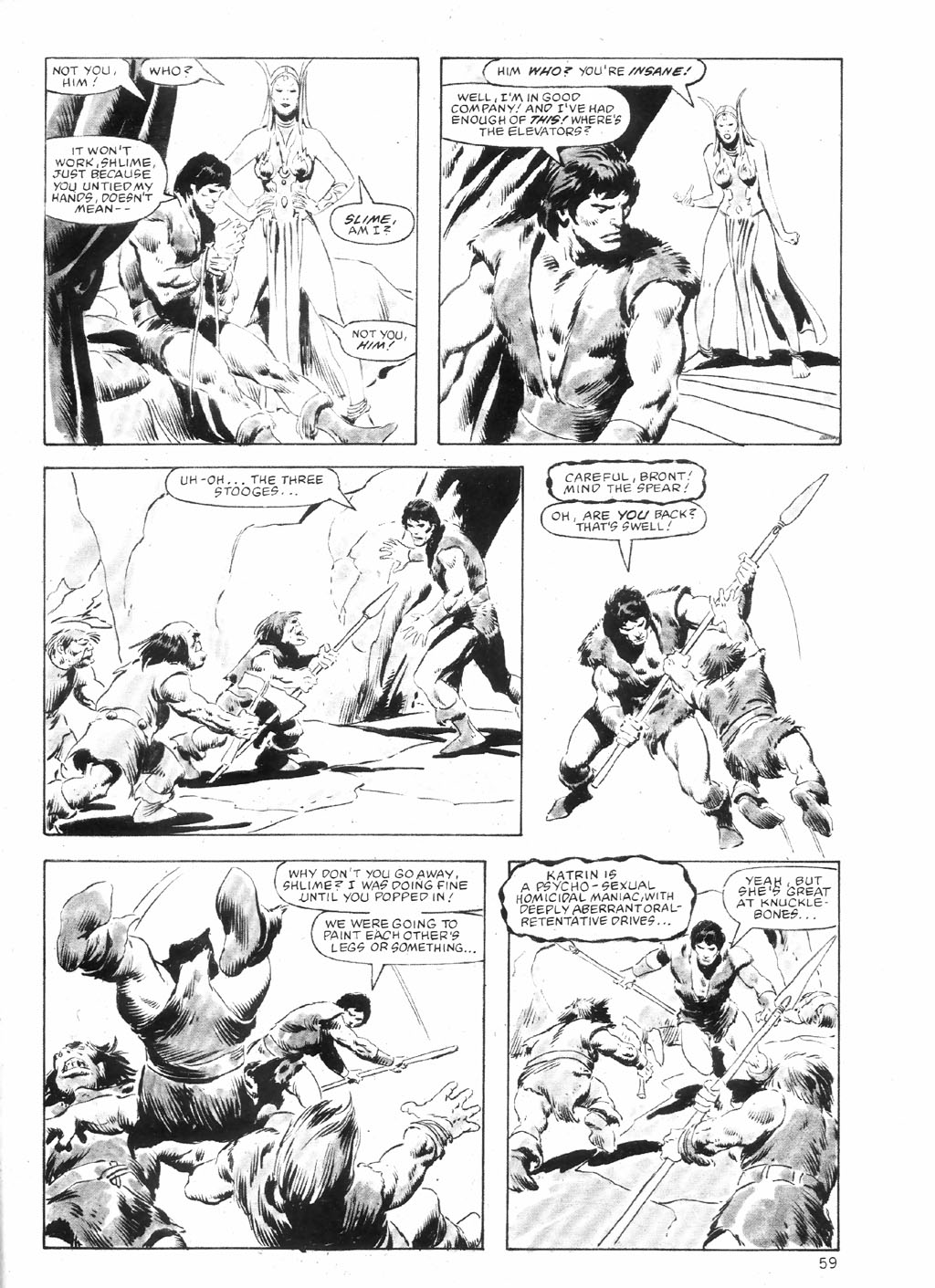 Read online The Savage Sword Of Conan comic -  Issue #81 - 55