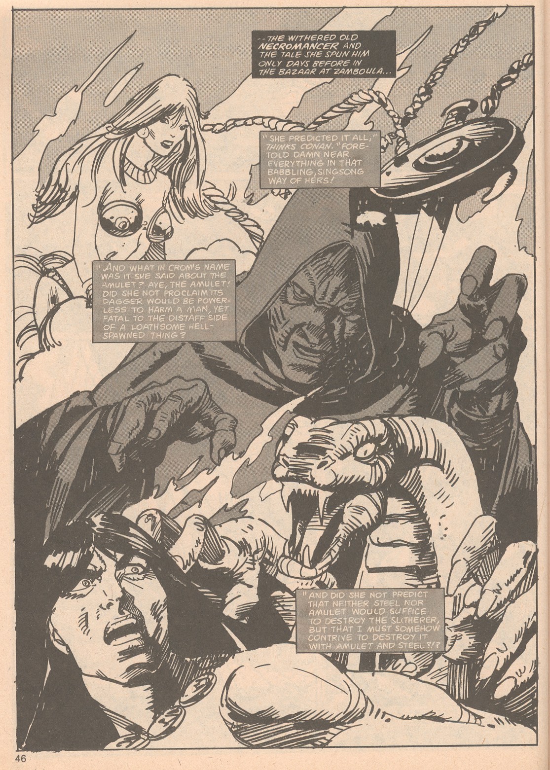 Read online The Savage Sword Of Conan comic -  Issue #65 - 46