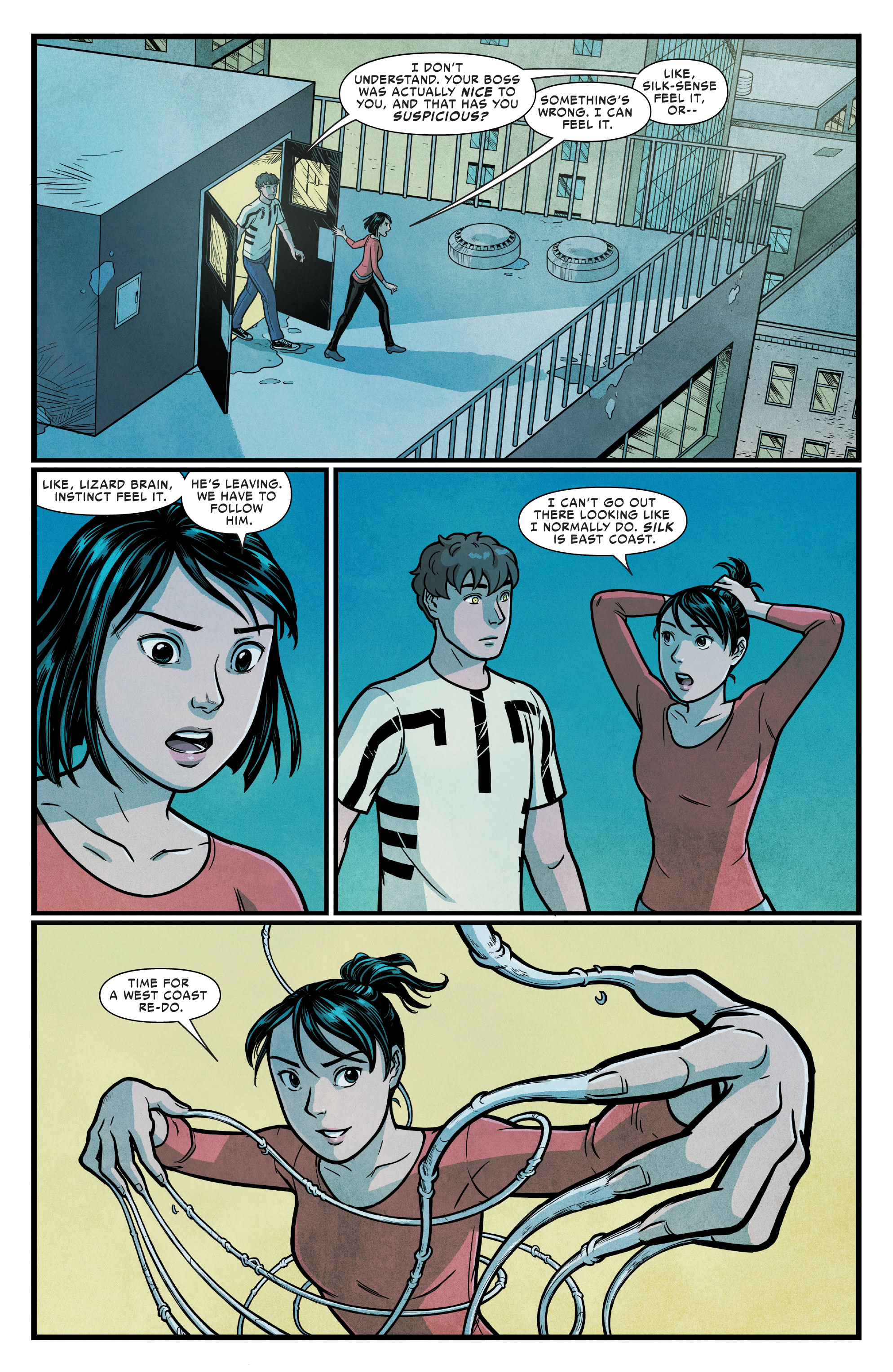 Read online Silk: Out of the Spider-Verse comic -  Issue # TPB 3 (Part 2) - 19