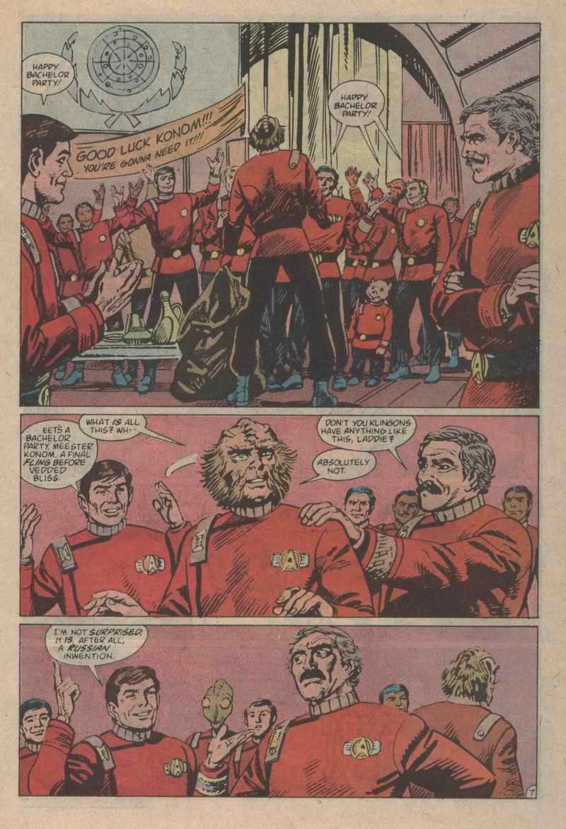 Read online Star Trek (1984) comic -  Issue #48 - 7