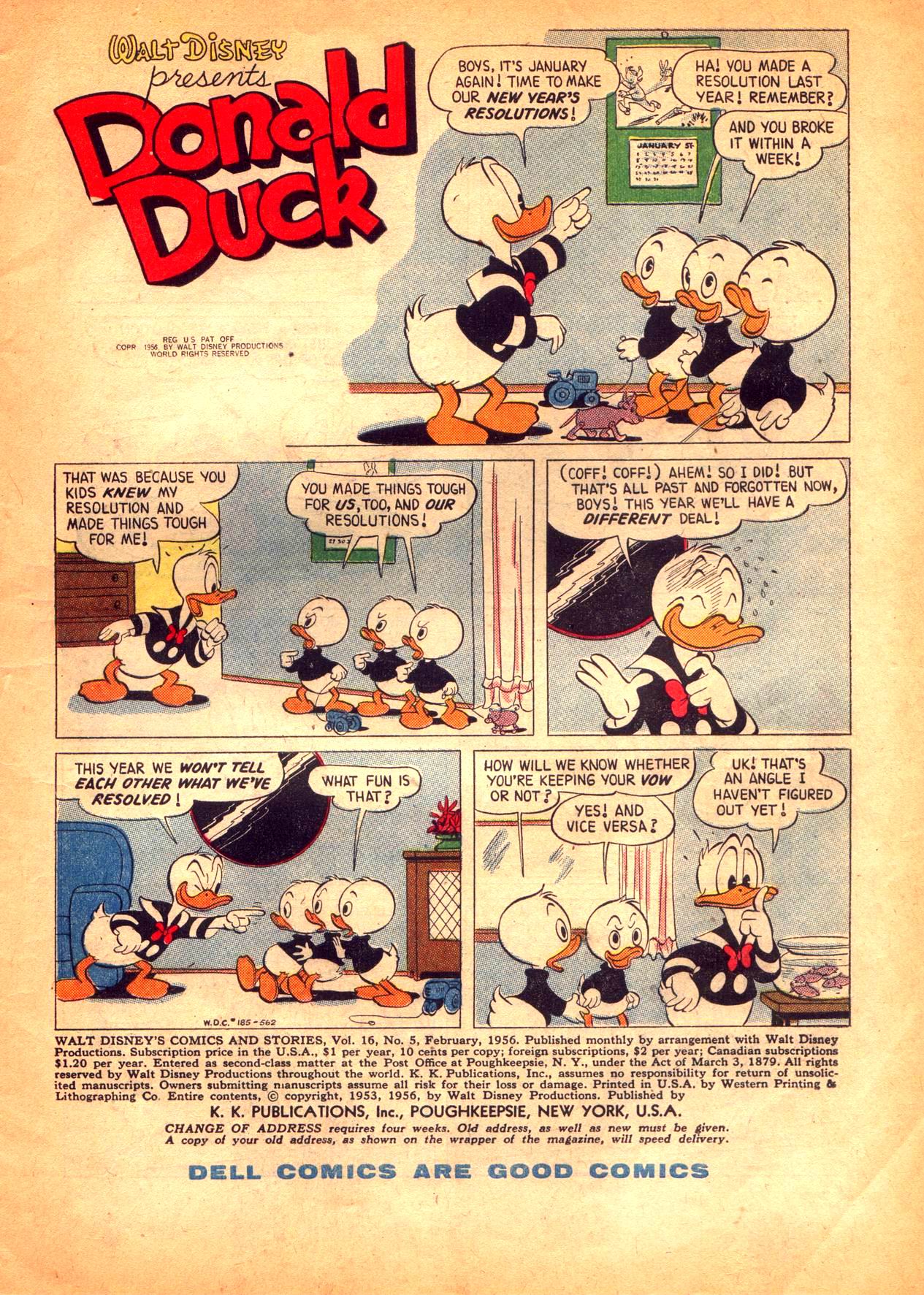 Read online Walt Disney's Comics and Stories comic -  Issue #185 - 3