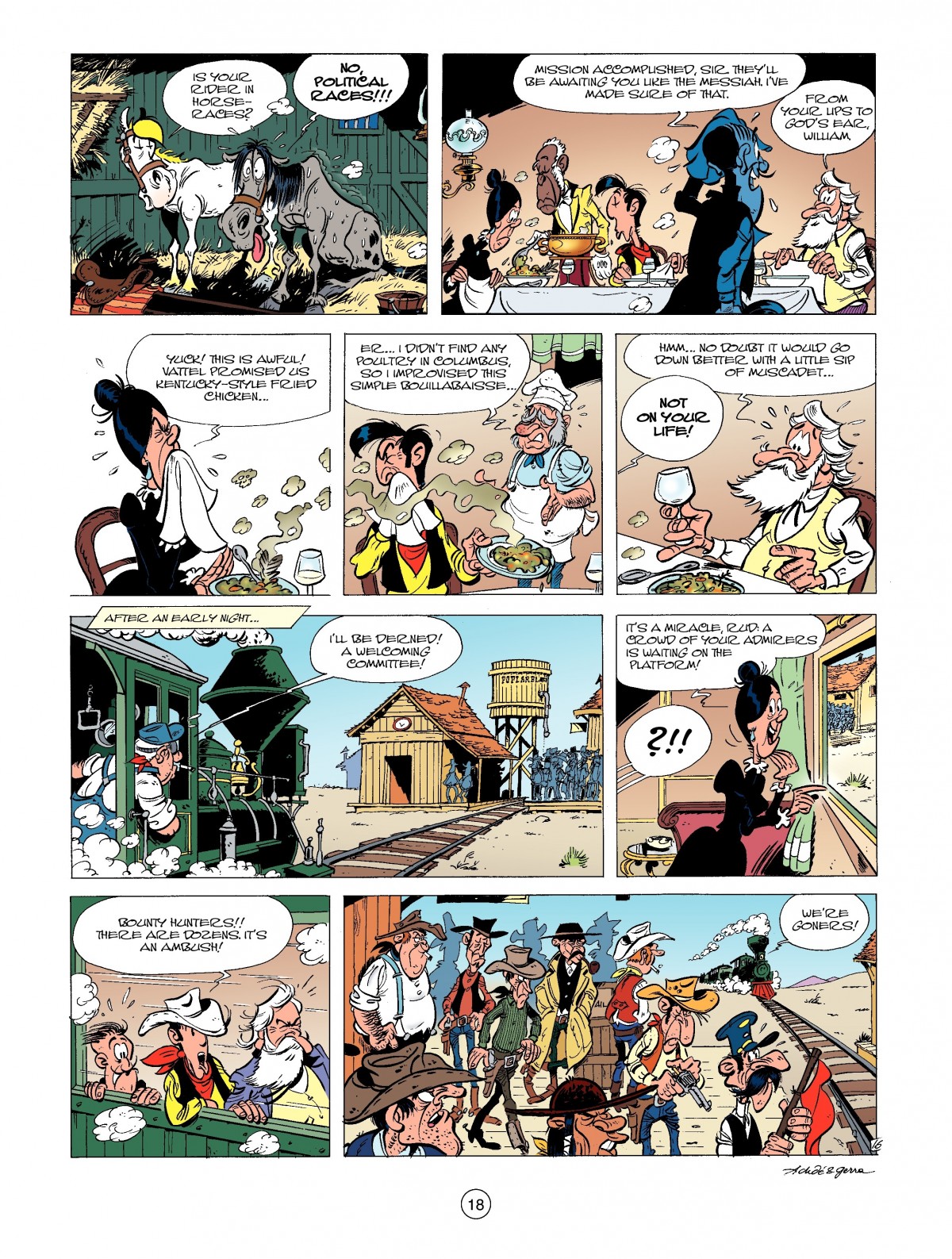 Read Online A Lucky Luke Adventure Comic Issue 39