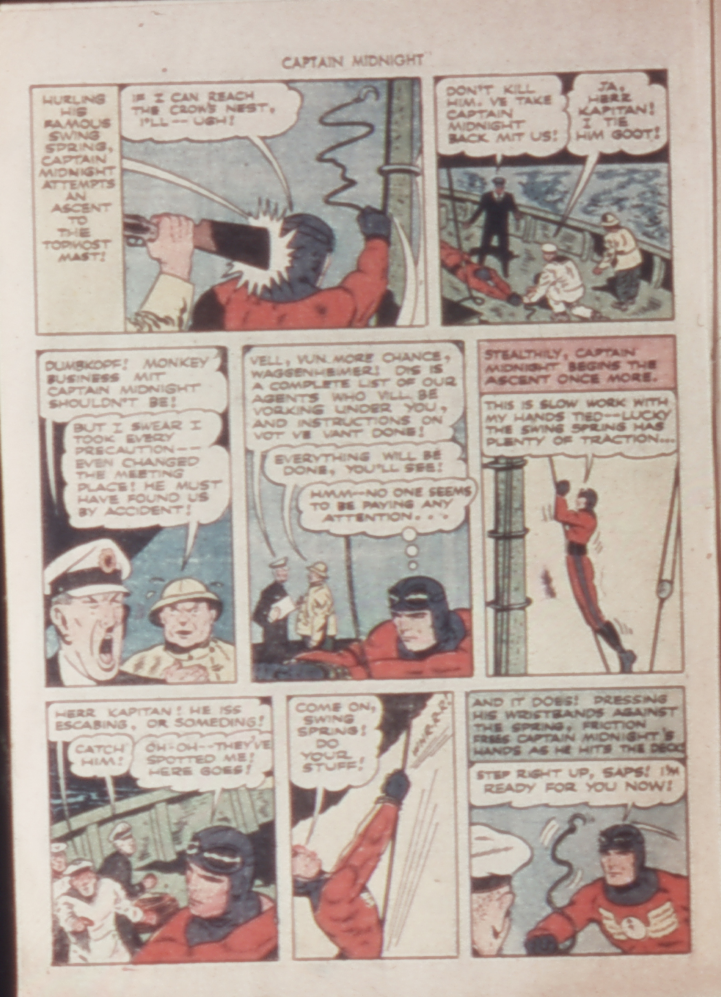 Read online Captain Midnight (1942) comic -  Issue #21 - 20