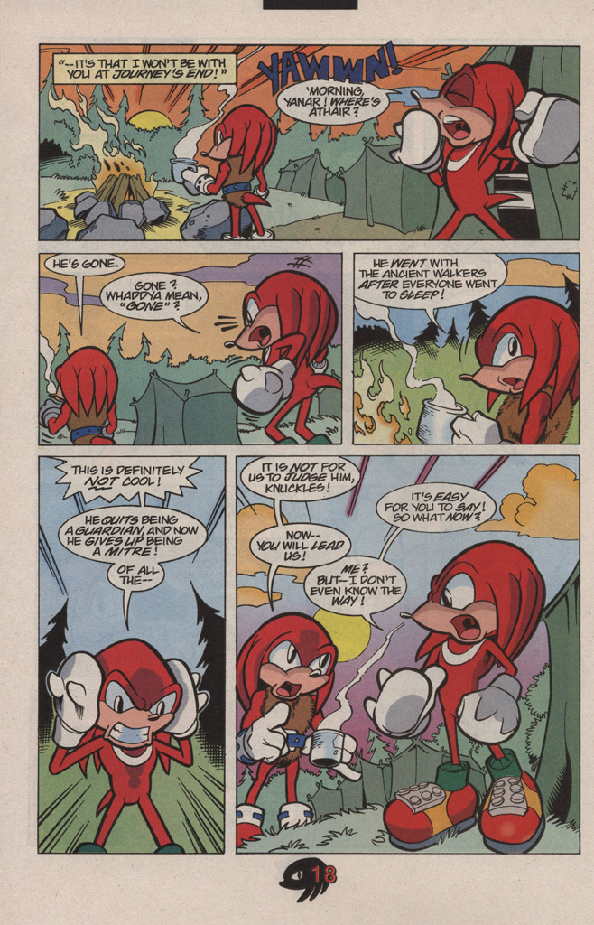 Read online Knuckles the Echidna comic -  Issue #11 - 26
