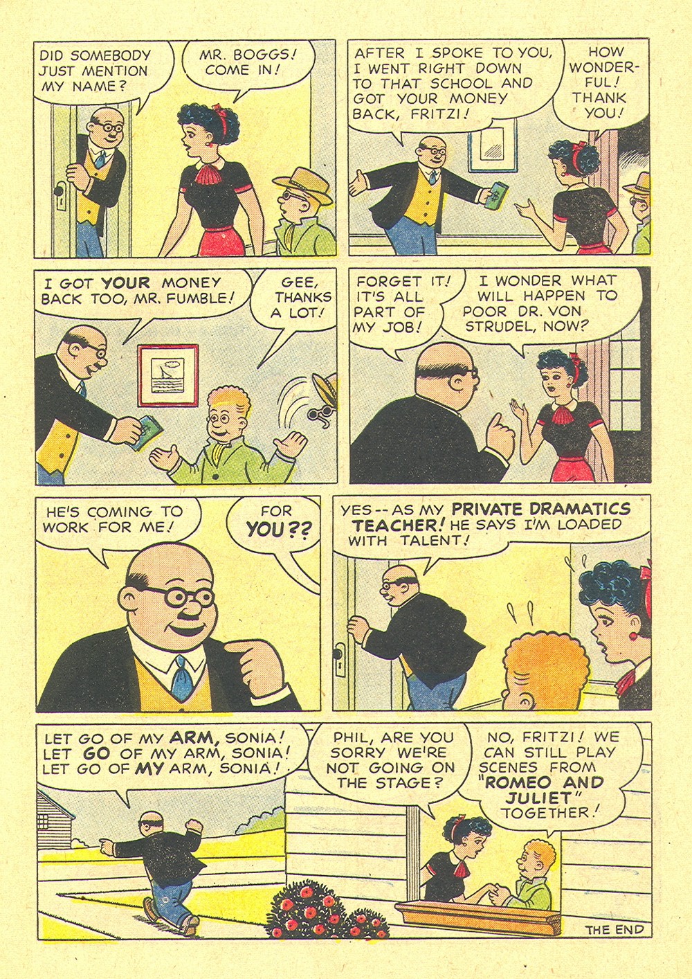 Read online Fritzi Ritz (1953) comic -  Issue #57 - 7