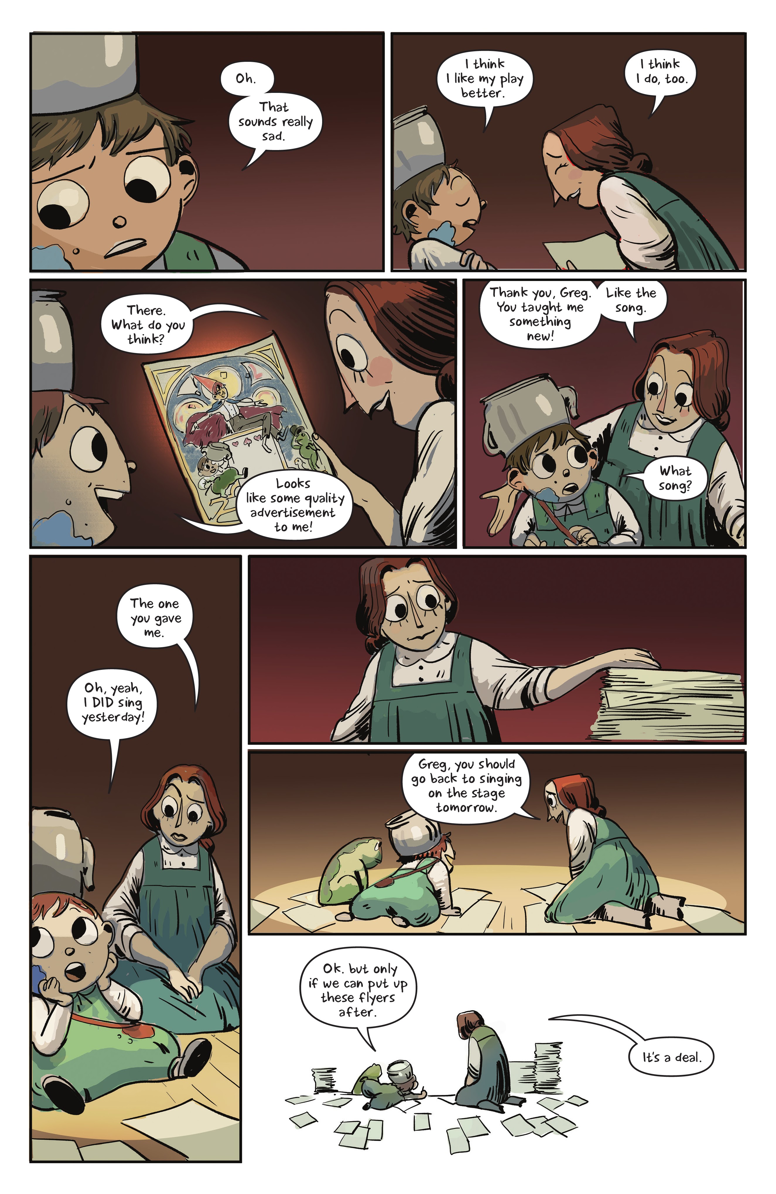 Read online Over the Garden Wall: Soulful Symphonies comic -  Issue # TPB - 39