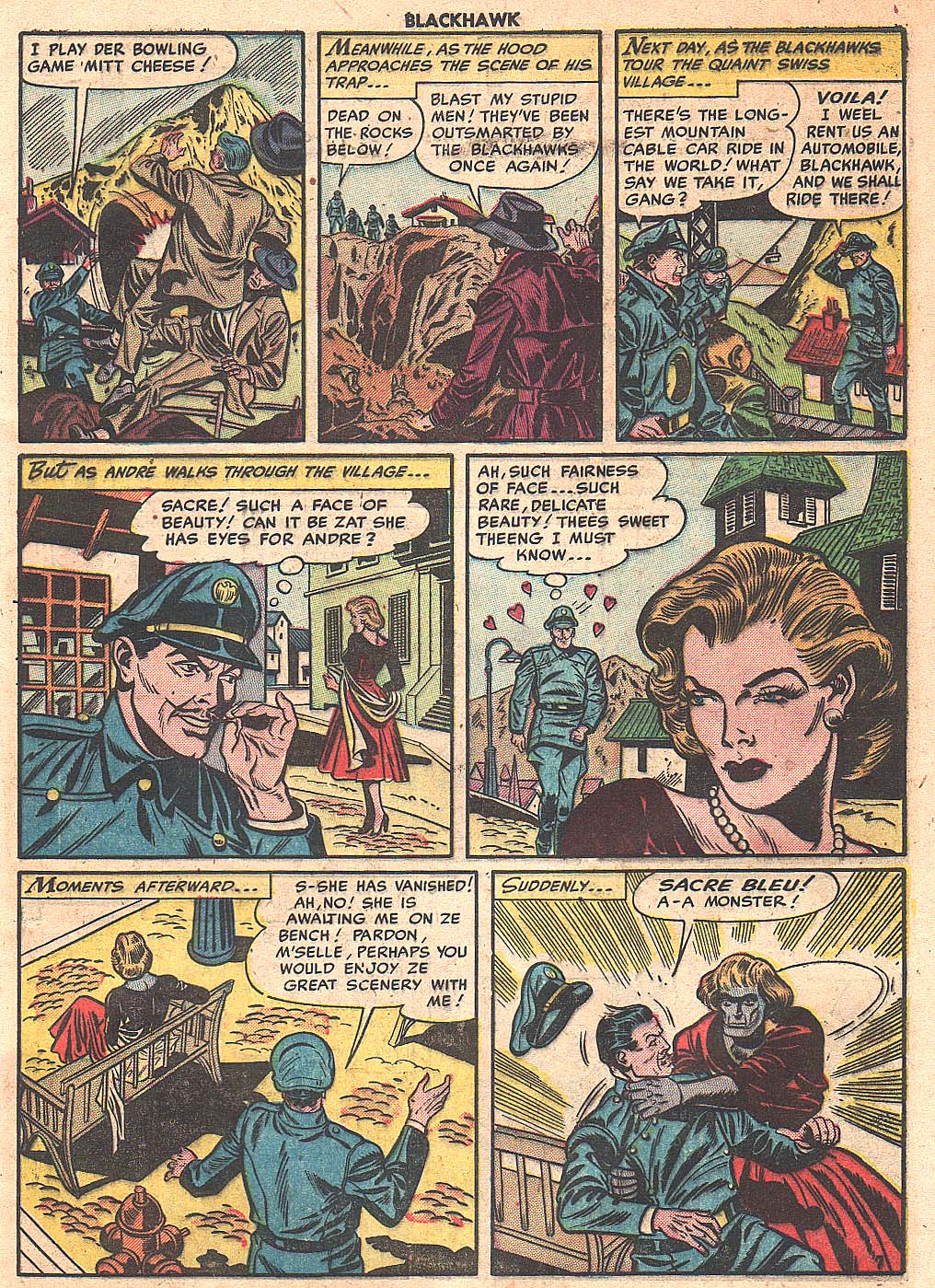 Read online Blackhawk (1957) comic -  Issue #74 - 9