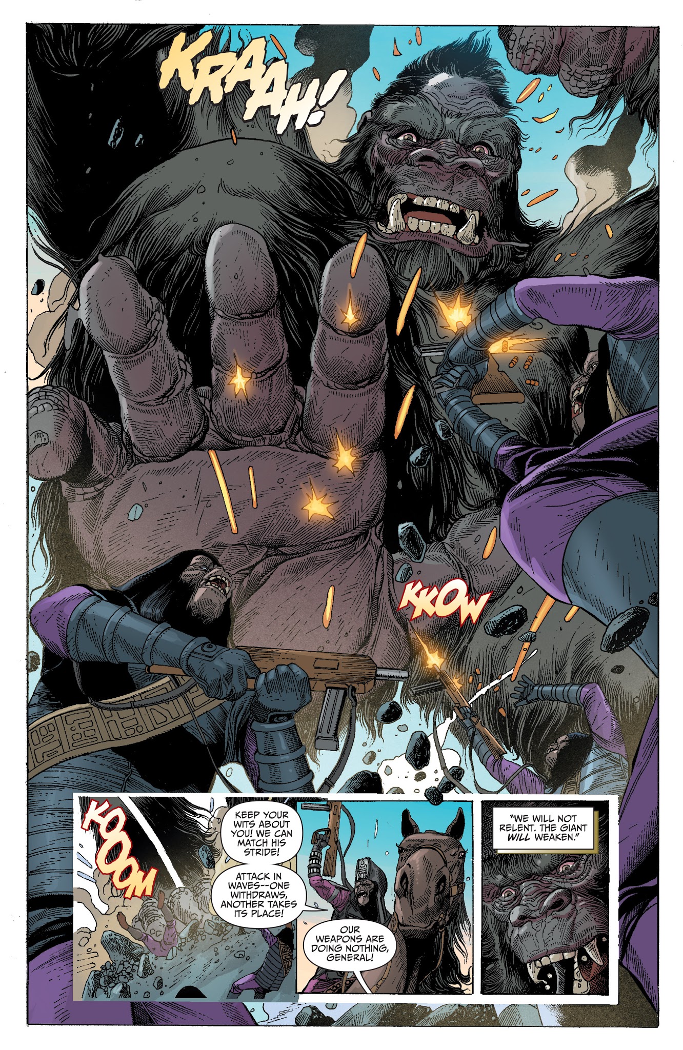 Read online Kong on the Planet of the Apes comic -  Issue #5 - 19