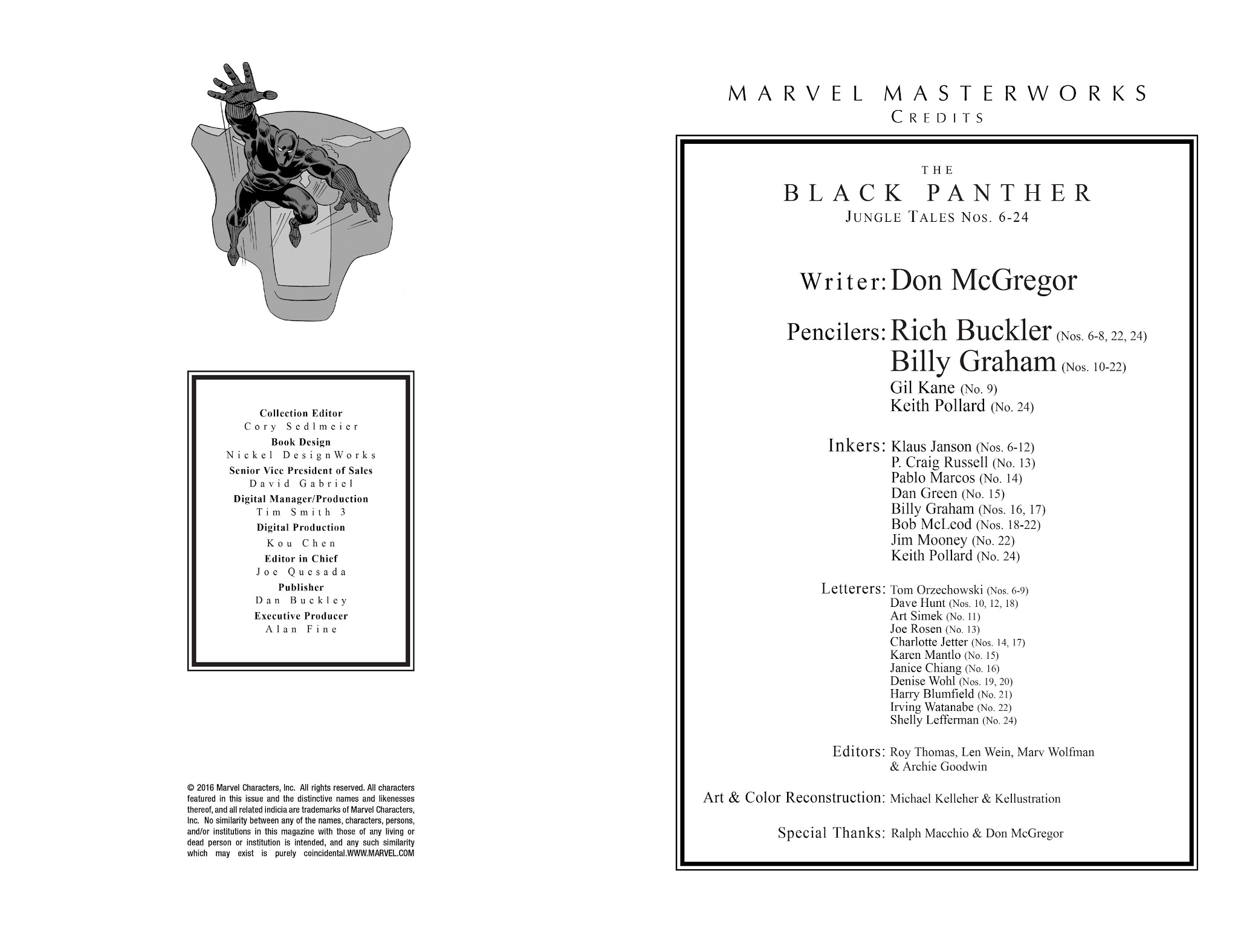 Read online Marvel Masterworks: The Black Panther comic -  Issue # TPB 1 - 3