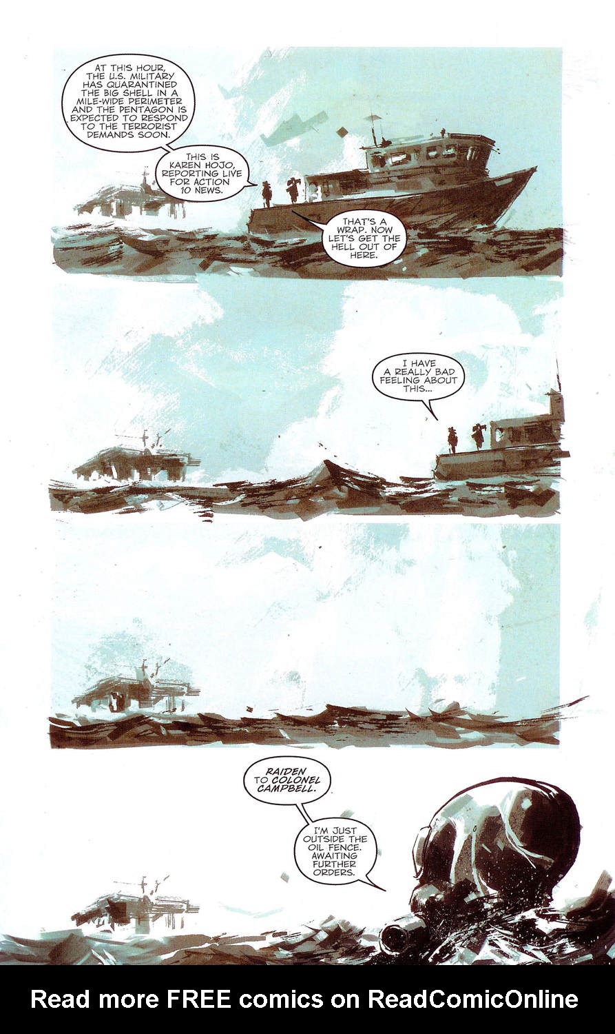 Read online Metal Gear Solid: Sons of Liberty comic -  Issue #1 - 20