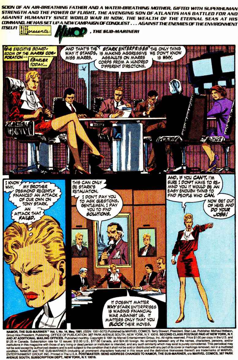 Read online Namor, The Sub-Mariner comic -  Issue #14 - 2