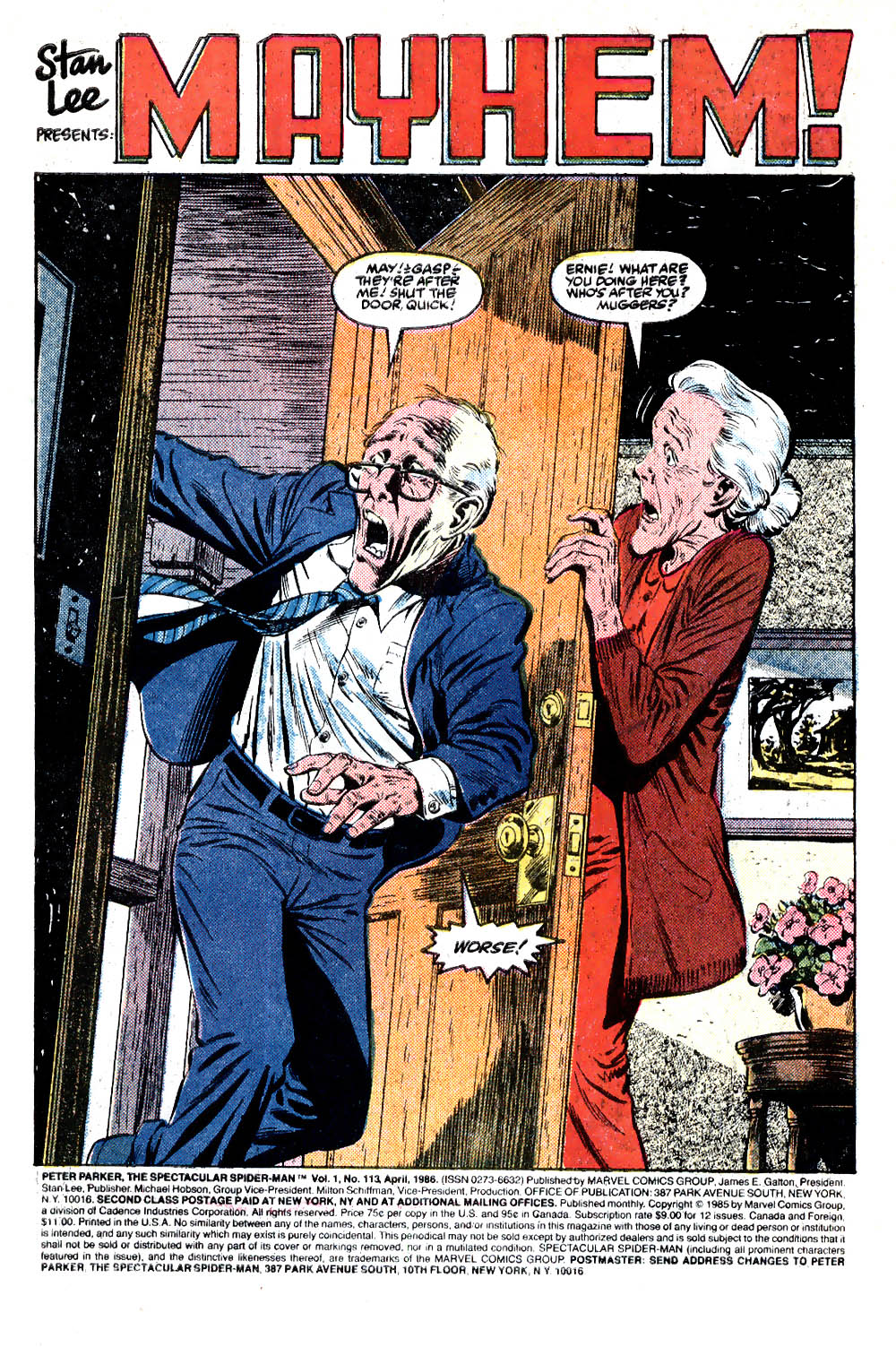 Read online The Spectacular Spider-Man (1976) comic -  Issue #113 - 2