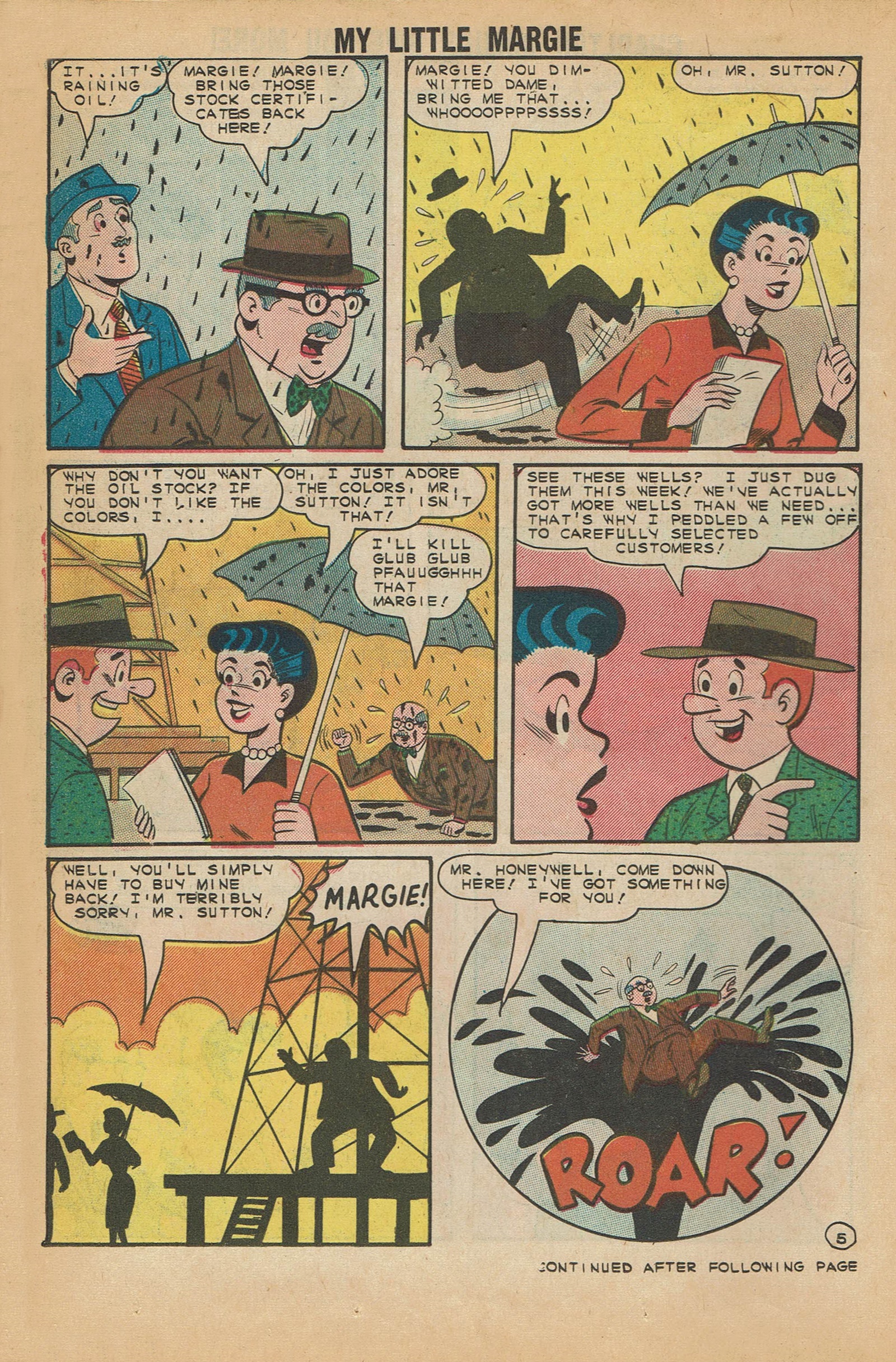 Read online My Little Margie (1954) comic -  Issue #54 - 14