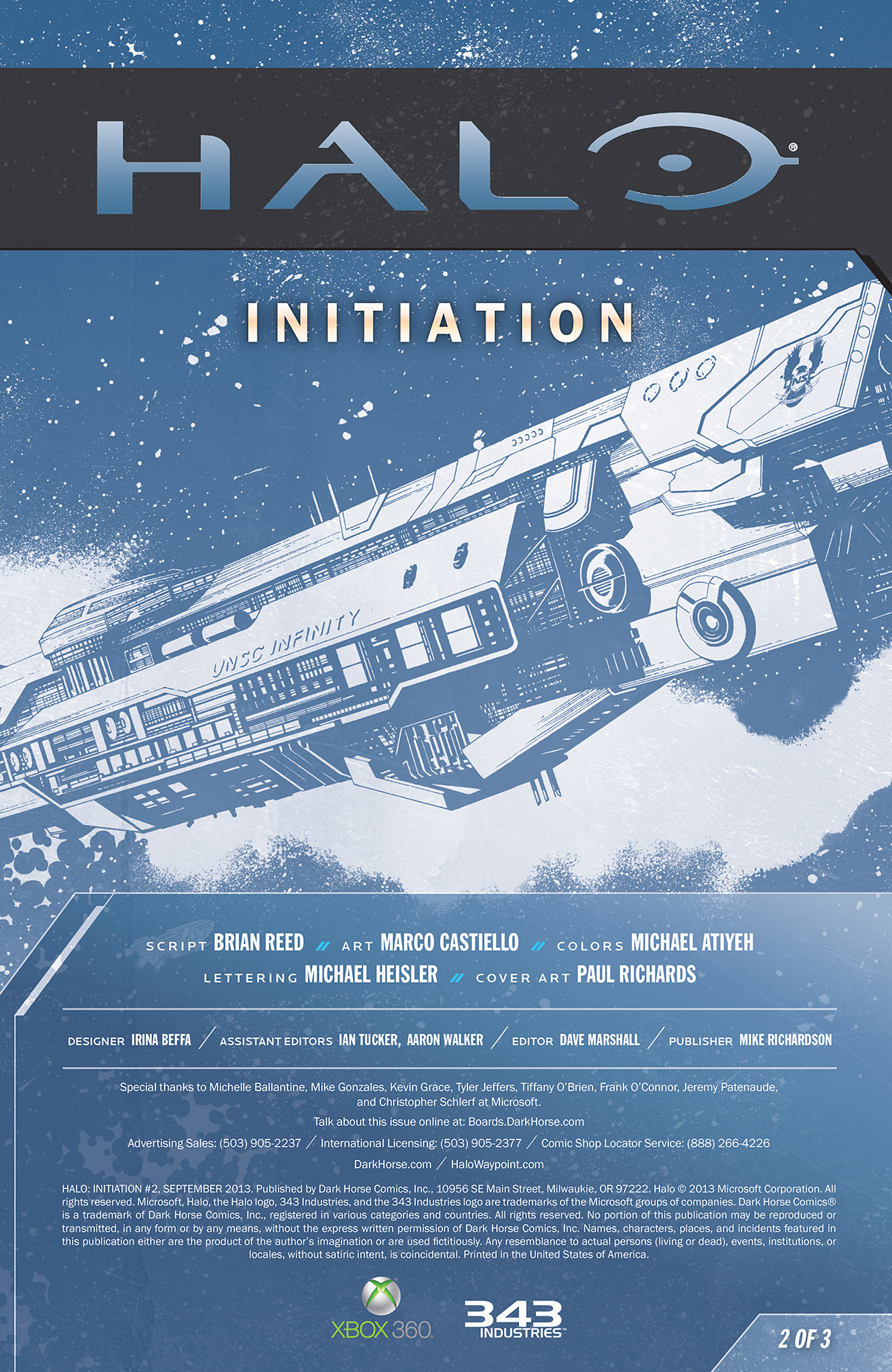 Read online Halo: Initiation comic -  Issue #2 - 2