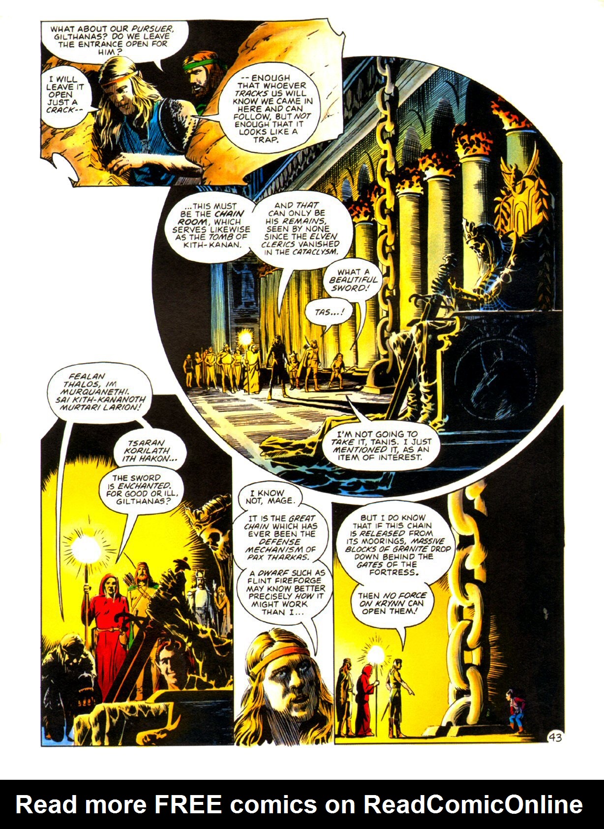 Read online Dragonlance Saga comic -  Issue #2 - 48