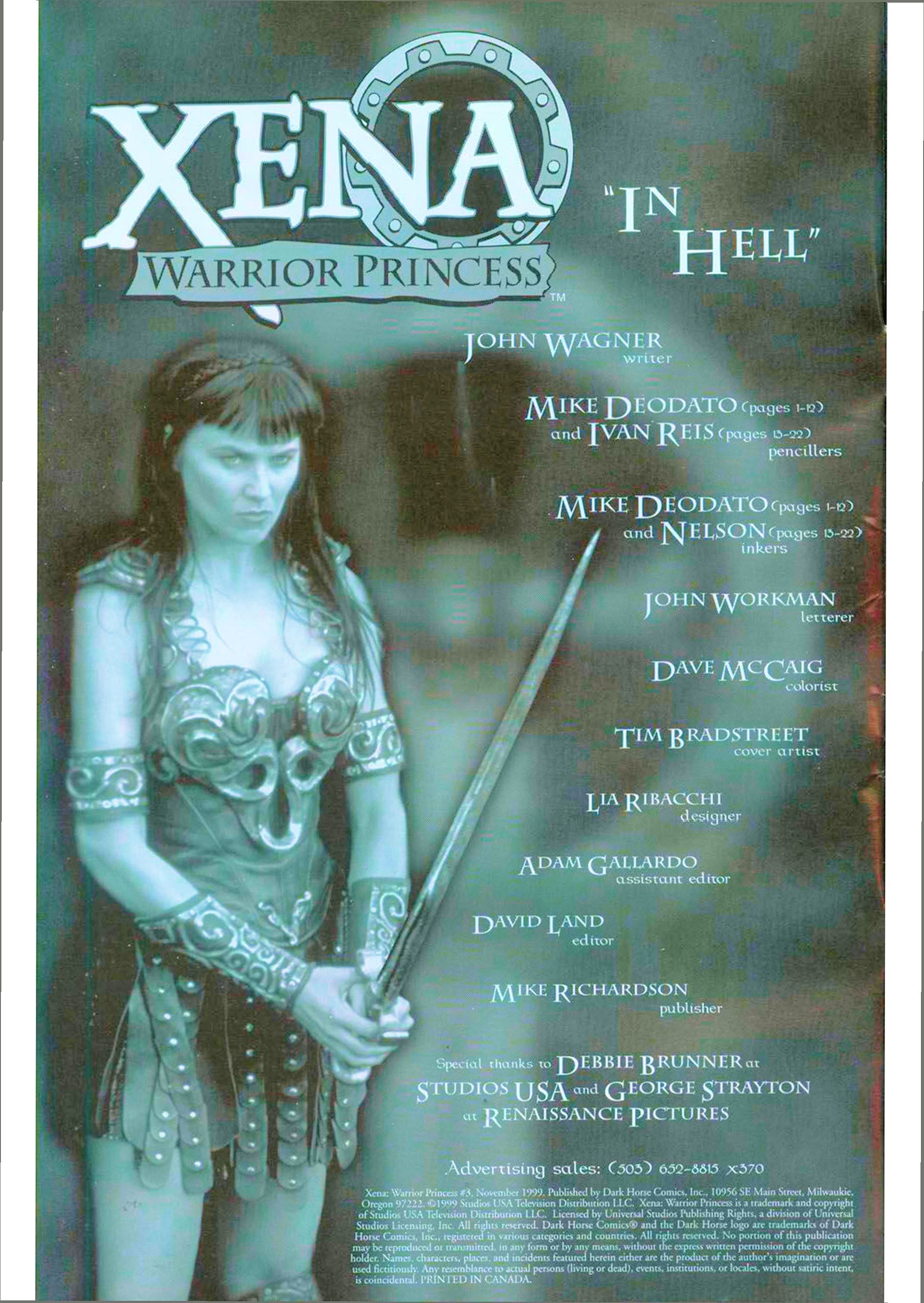 Read online Xena: Warrior Princess (1999) comic -  Issue #3 - 3