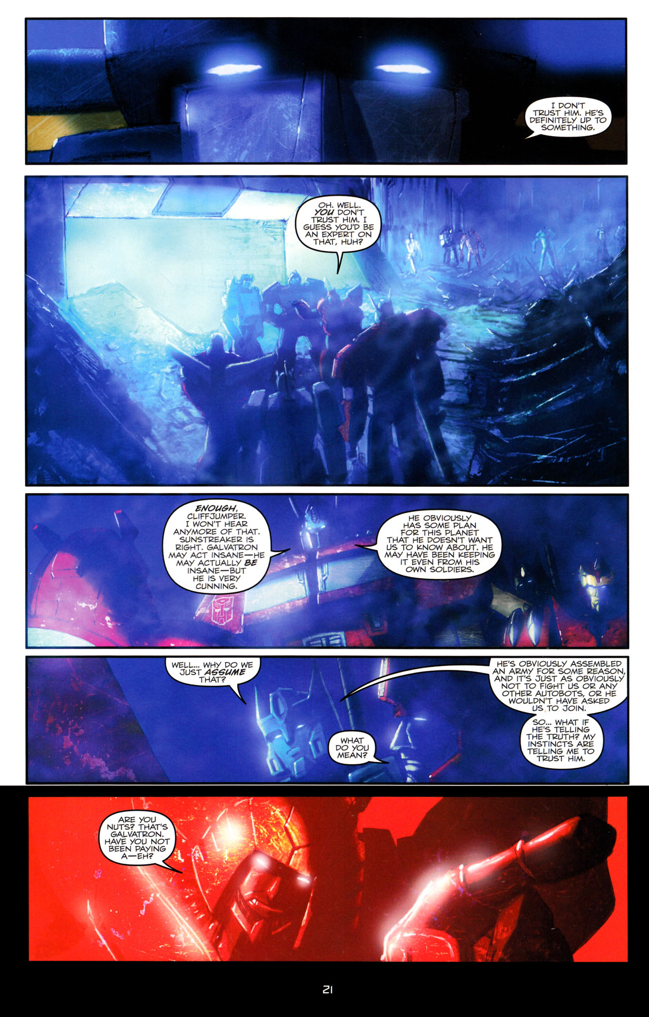 Read online The Transformers (2009) comic -  Issue #24 - 23