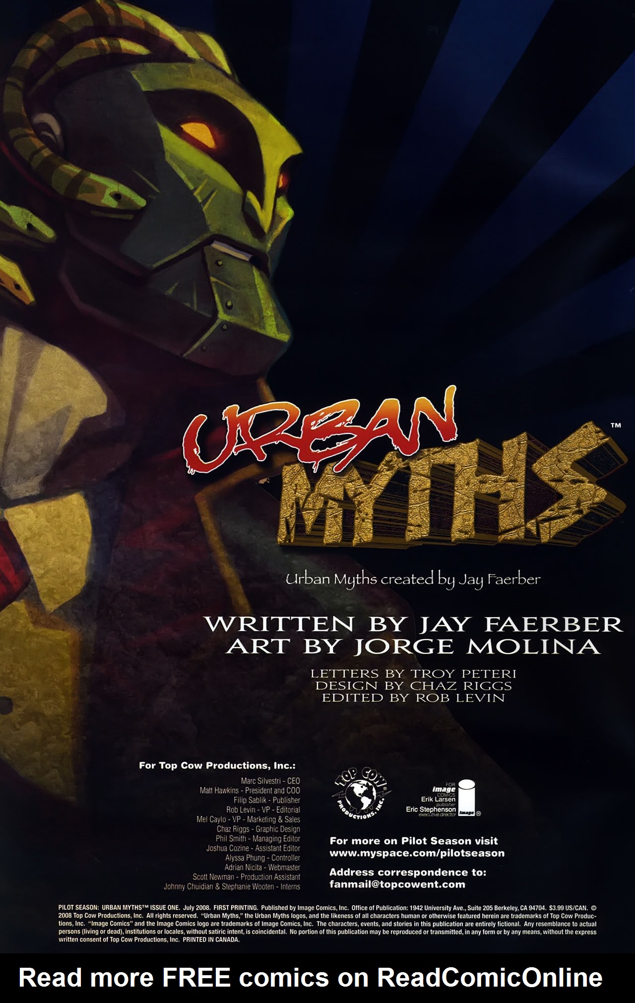 Read online Pilot Season: Urban Myths comic -  Issue # Full - 2