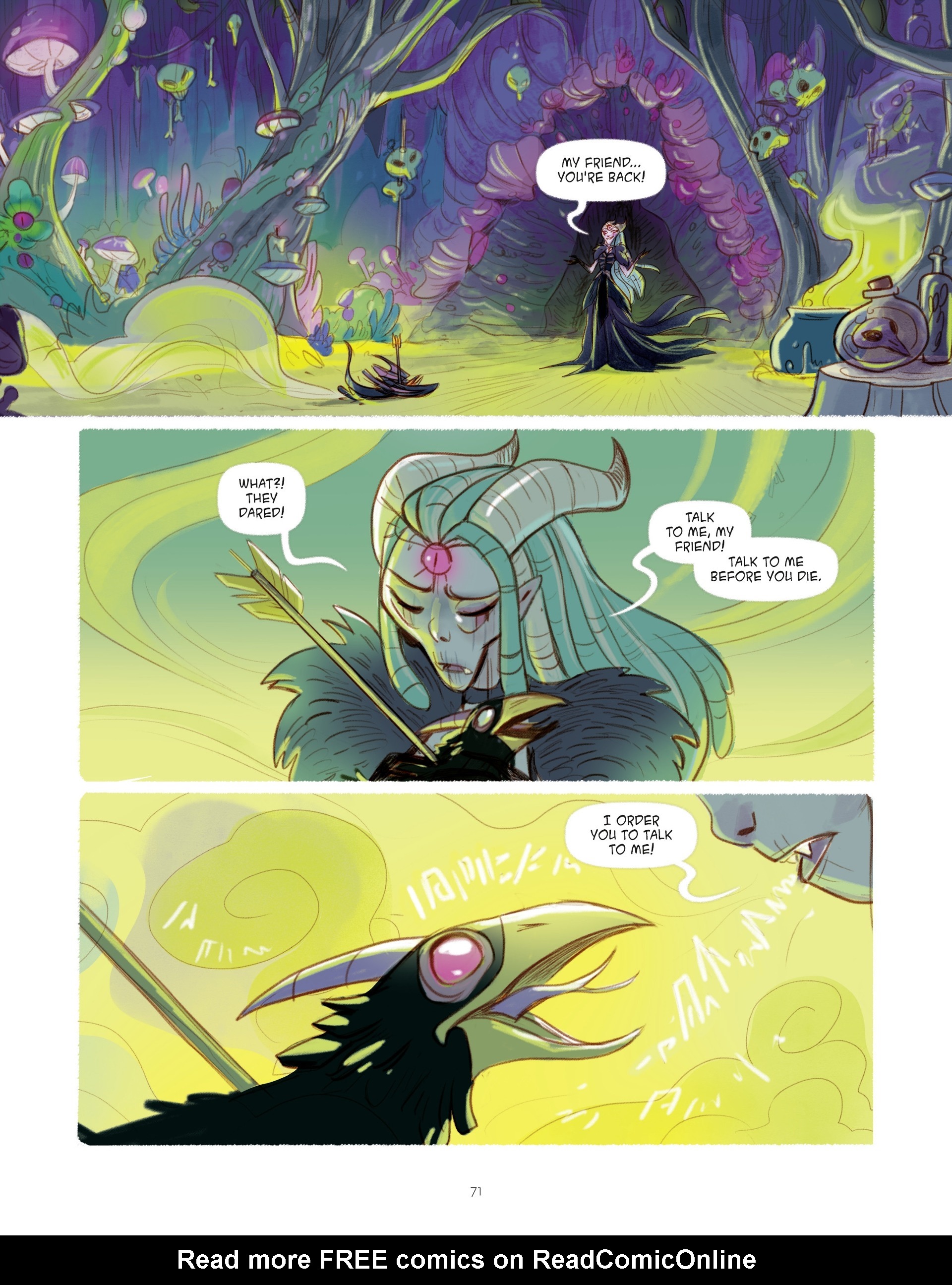 Read online The Unicorn Legacy: Call of the Goddess comic -  Issue # TPB - 70
