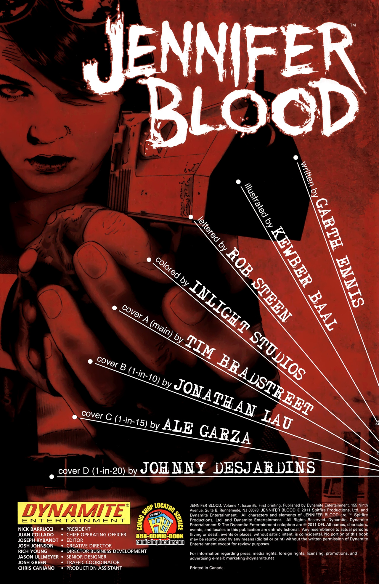 Read online Jennifer Blood comic -  Issue #5 - 6