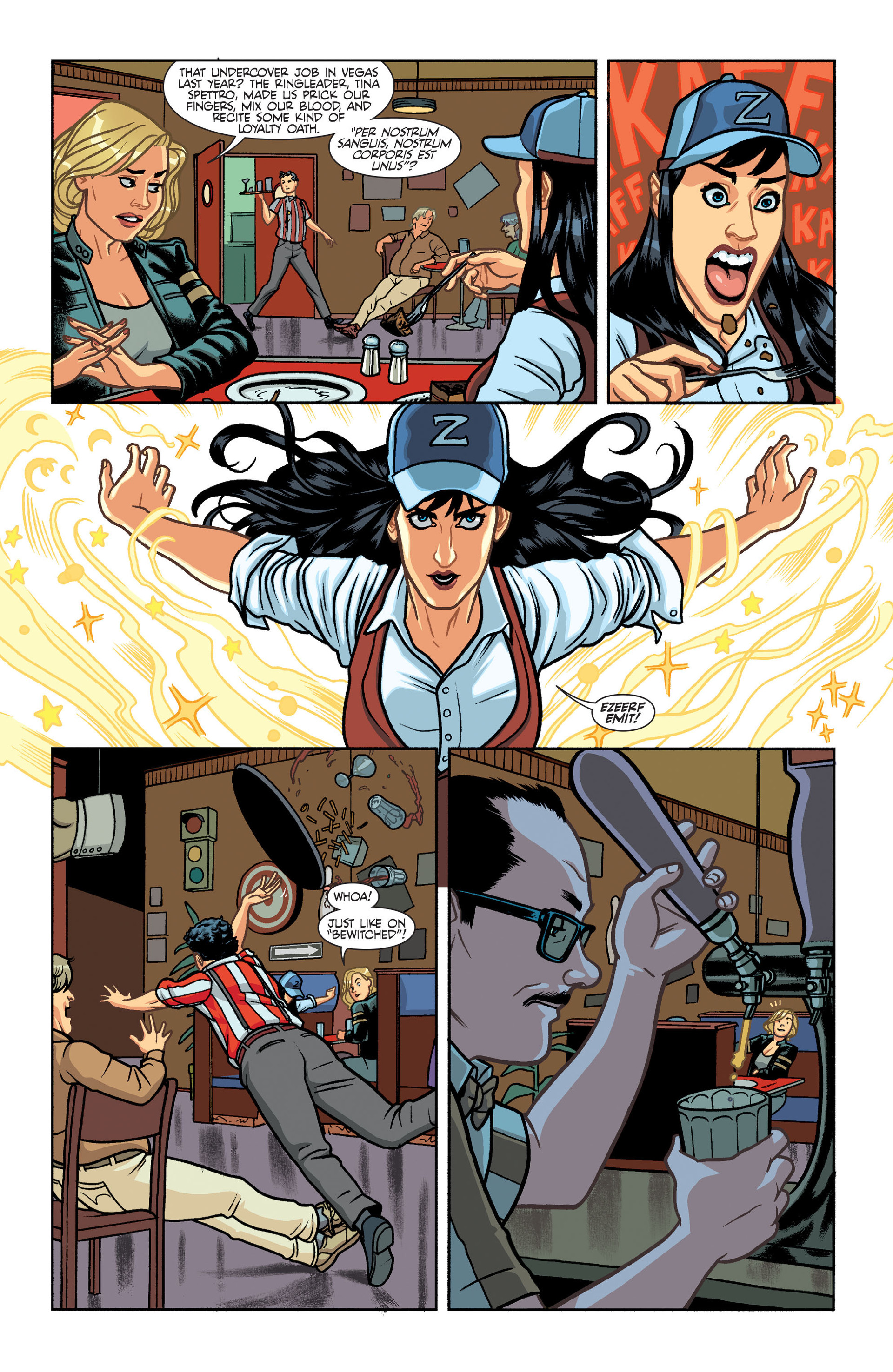 Read online Black Canary and Zatanna: Bloodspell comic -  Issue # Full - 57