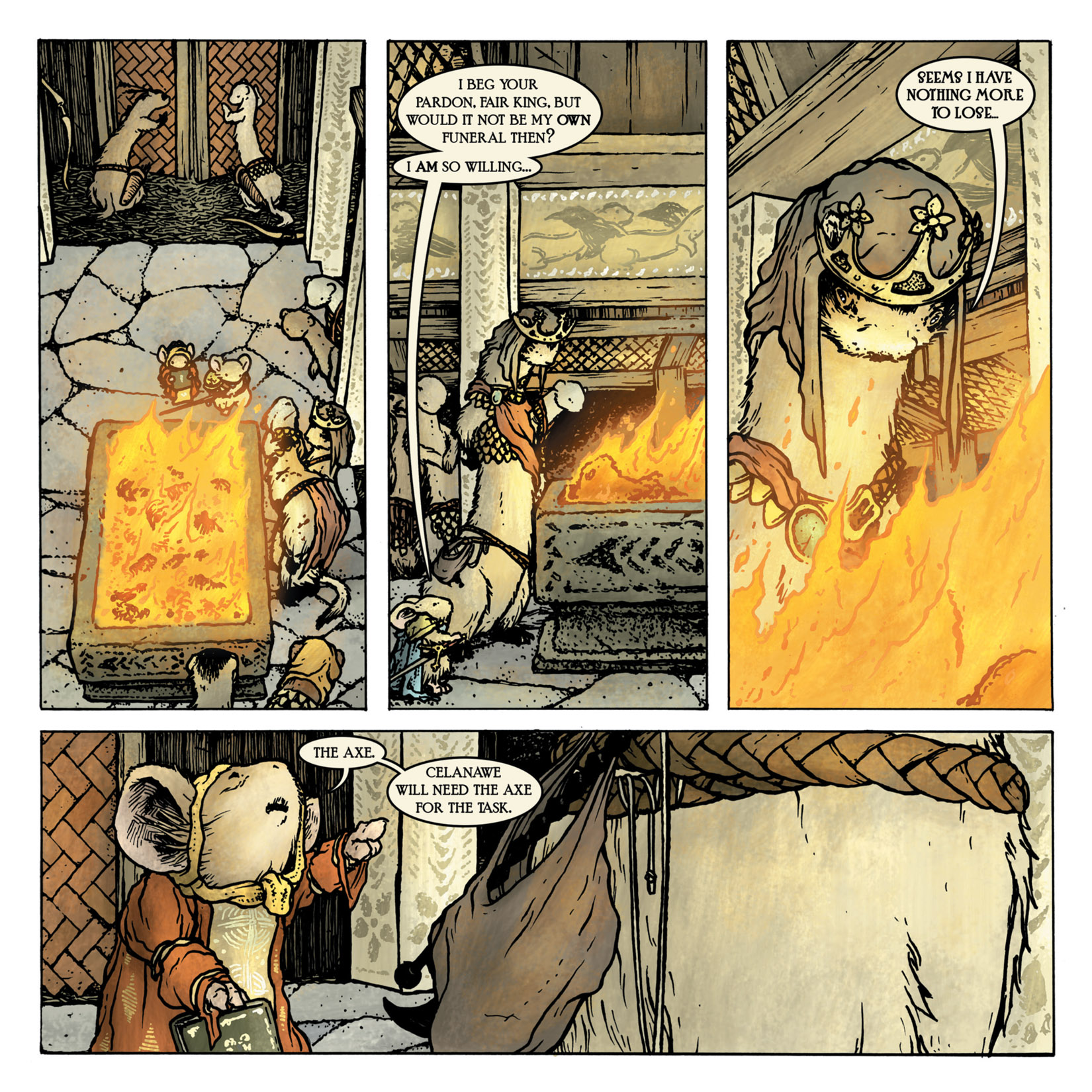 Read online Mouse Guard: The Black Axe comic -  Issue #3 - 21