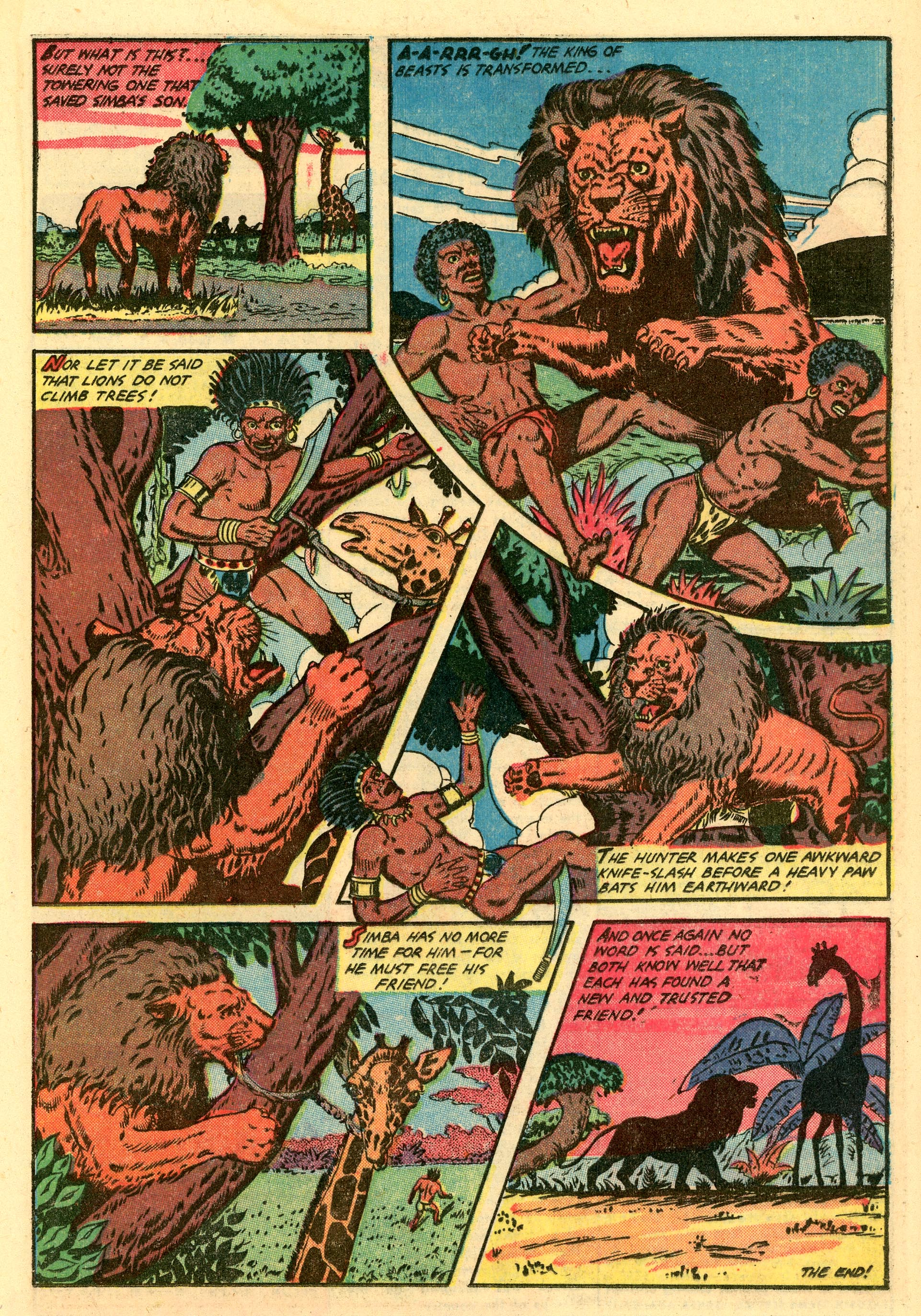 Read online Sheena, Queen of the Jungle (1942) comic -  Issue #15 - 17