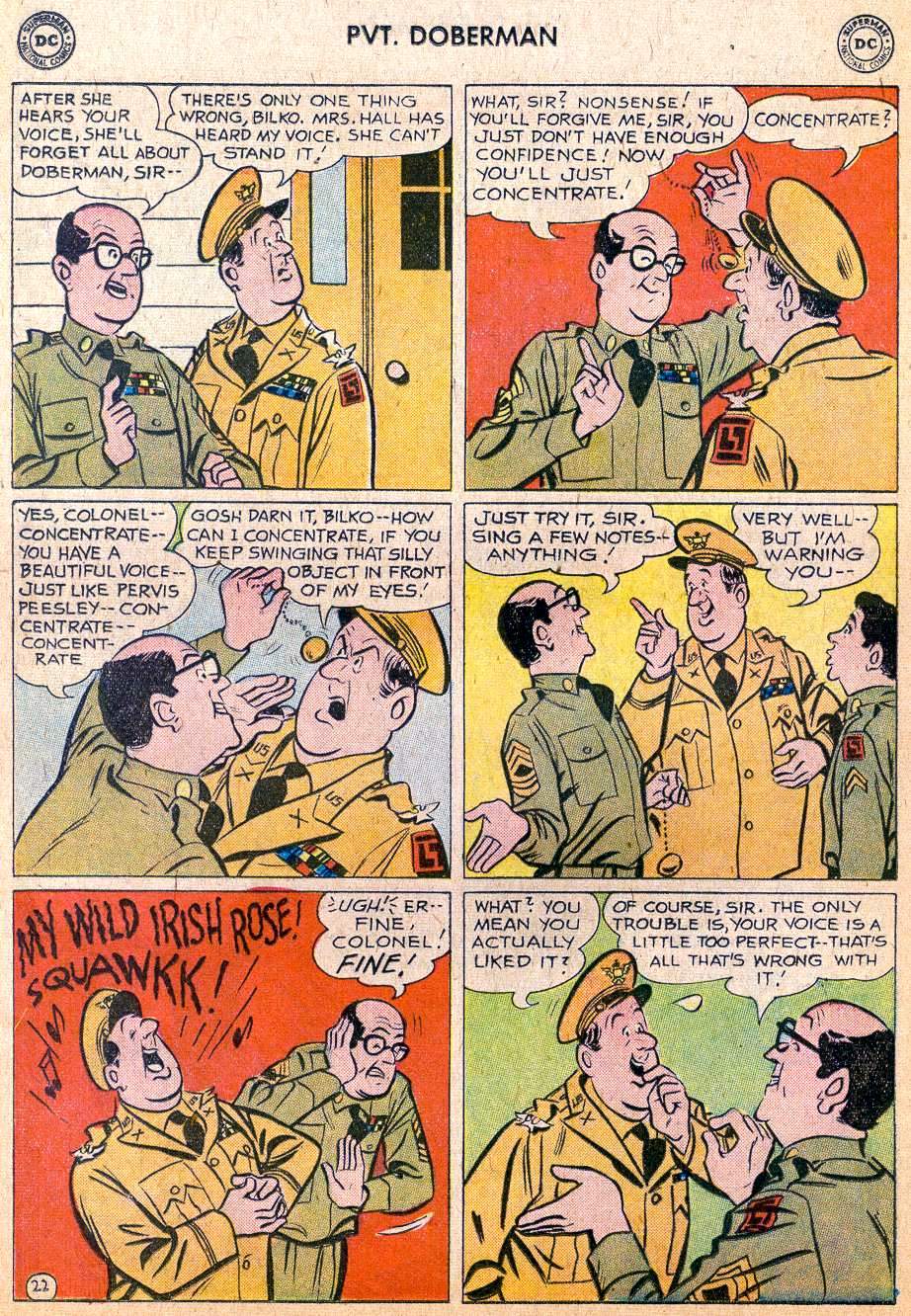 Read online Sgt. Bilko's Pvt. Doberman comic -  Issue #11 - 28
