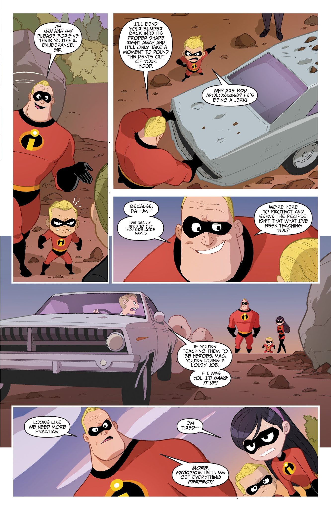 Read online Disney / Pixar The Incredibles 2: Crisis In Mid-Life! & Other Stories comic -  Issue #2 - 9