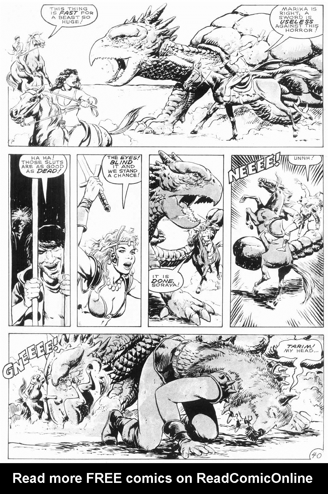 Read online The Savage Sword Of Conan comic -  Issue #154 - 41