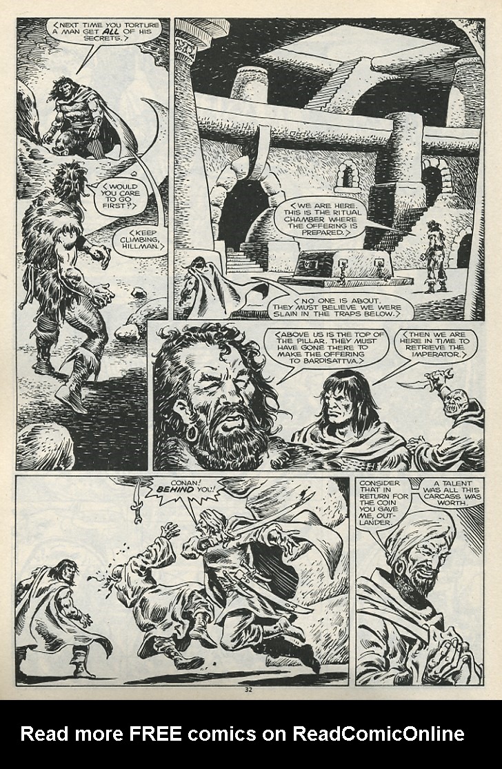 Read online The Savage Sword Of Conan comic -  Issue #178 - 34