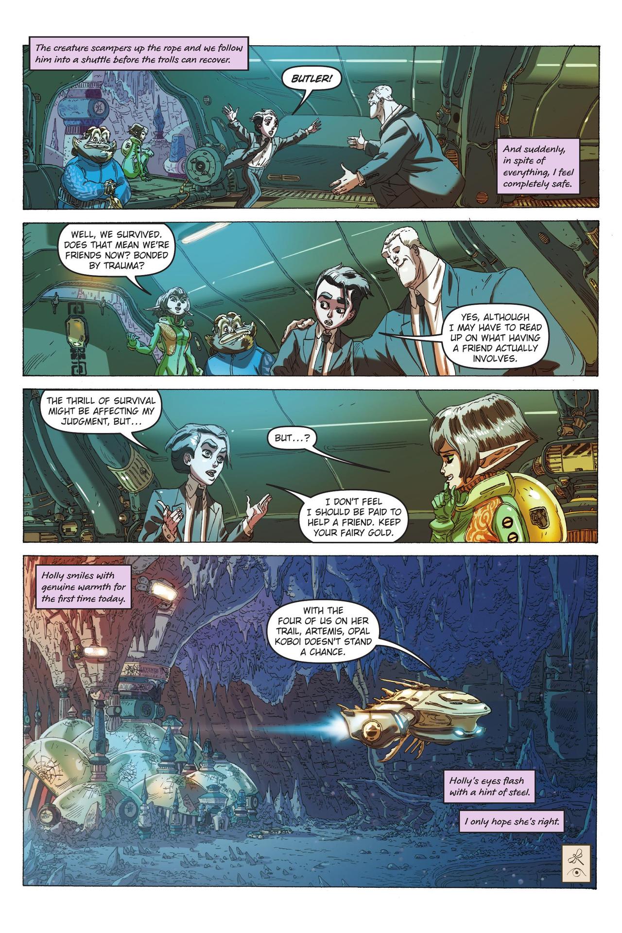 Read online Artemis Fowl: The Opal Deception comic -  Issue # TPB - 74